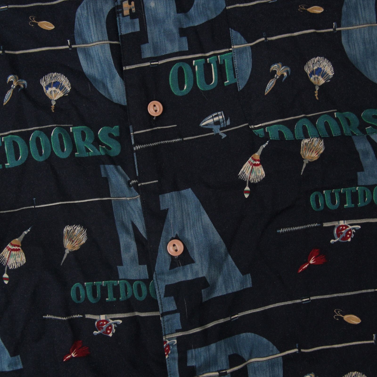 Pendleton Pendleton %100 Rayon Allover Print Camp Fishing Shirt Size US L / EU 52-54 / 3 - 3 Thumbnail