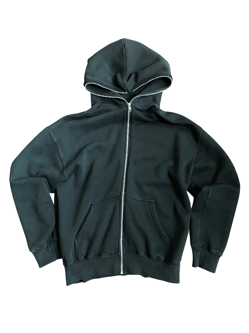Other Velour Garments 450 GSM Jet Black Full Zip Hoodie | Grailed