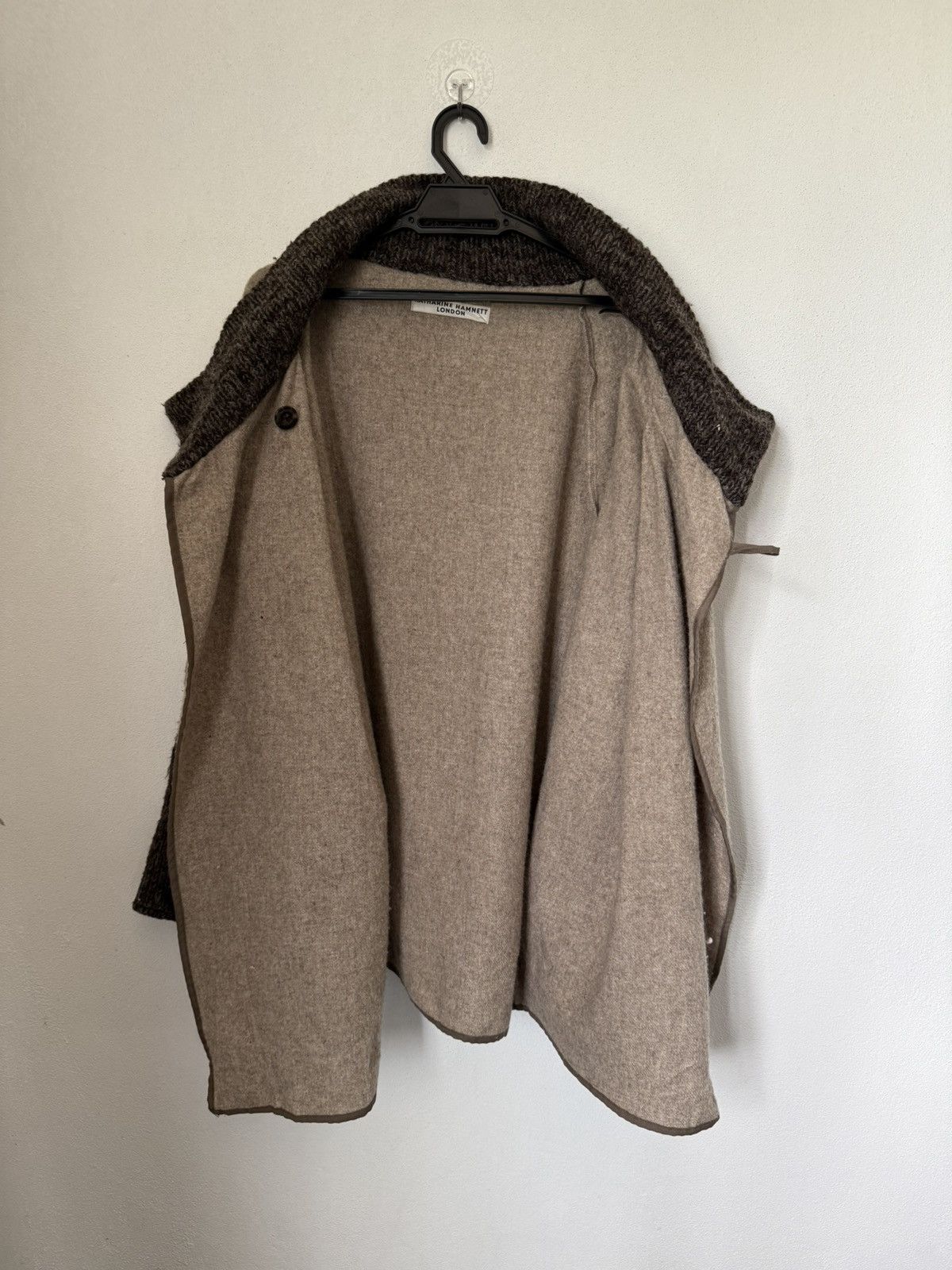 Katharine Hamnett London Katharine Hamnett Asymmetrical Wool Knit Jacket Japan Made Size M / US 6-8 / IT 42-44 - 7 Thumbnail