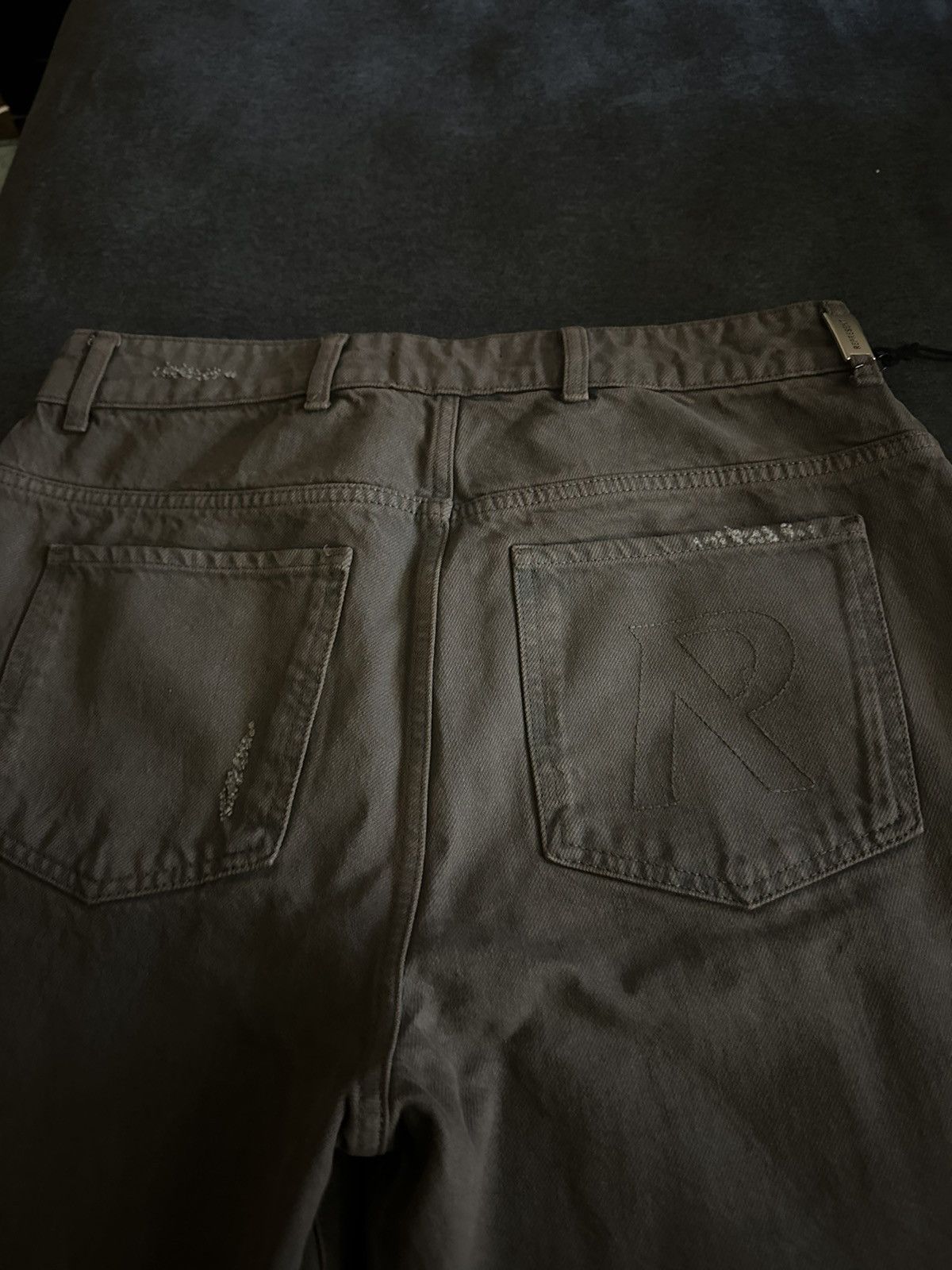 Represent Clo. Represent Clo Brown Stepped Hem Jeans Size US 32 / EU 48 - 2 Thumbnail