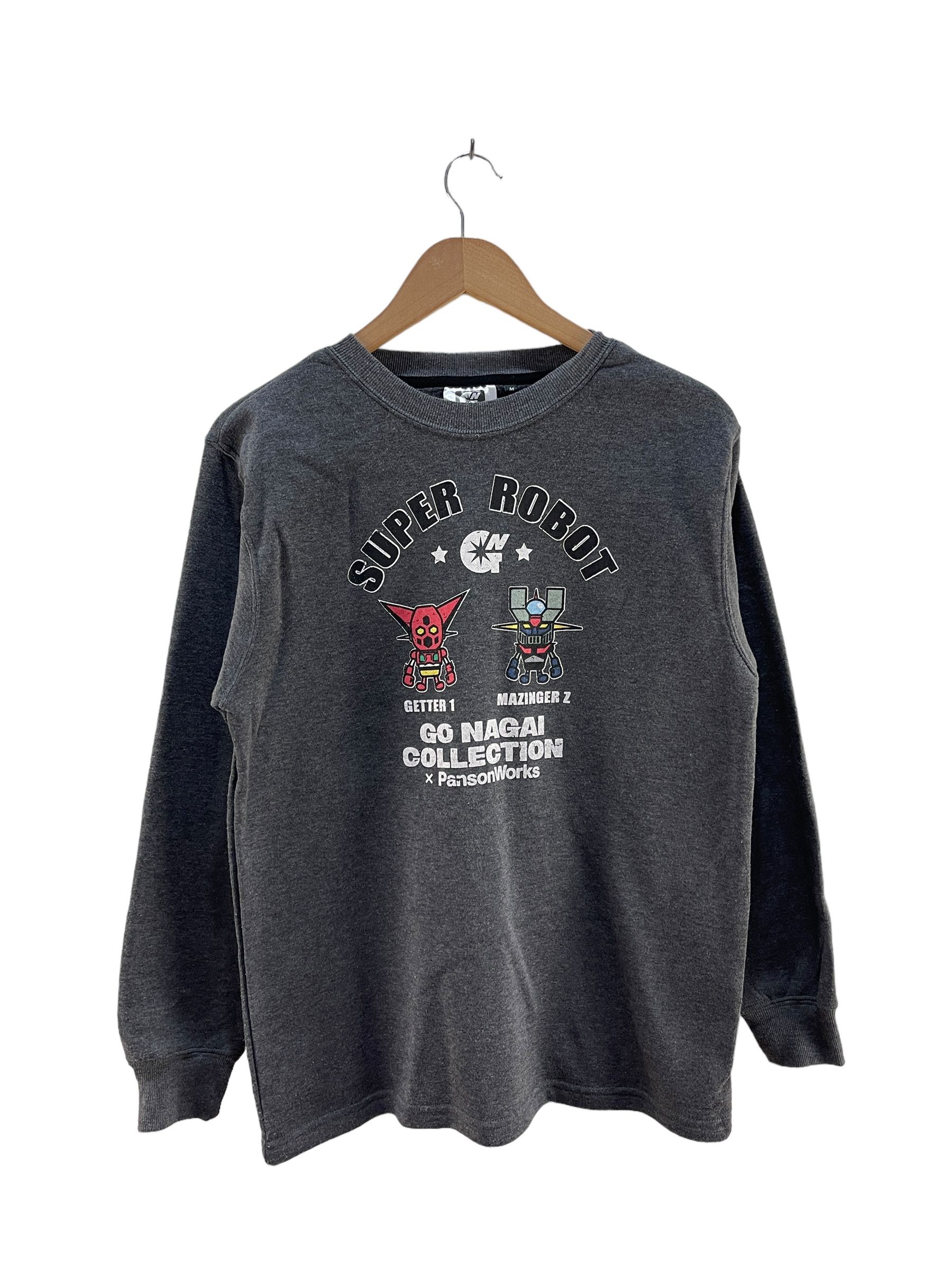 Anime × Japanese Brand Super Robot Go Nagai Collection X Pansonworks Sweatshirt Size US S / EU 44-46 / 1 - 1 Thumbnail
