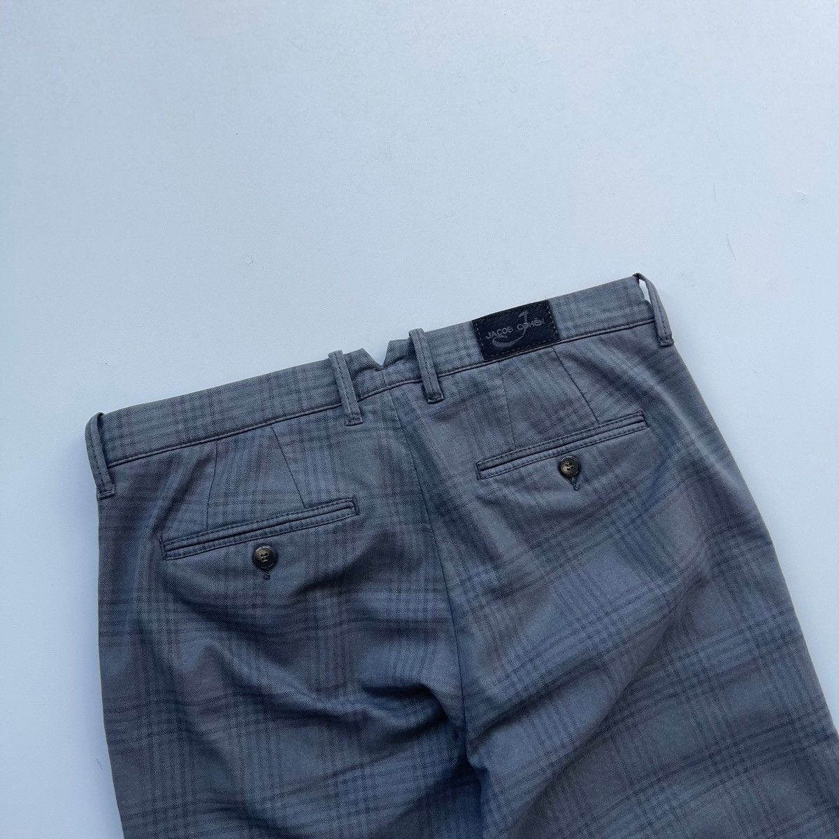 Jacob Cohen Jacob Cohen Academy Bobby Stretch Luxury Chino Checked Pants Size US 31 - 9 Thumbnail