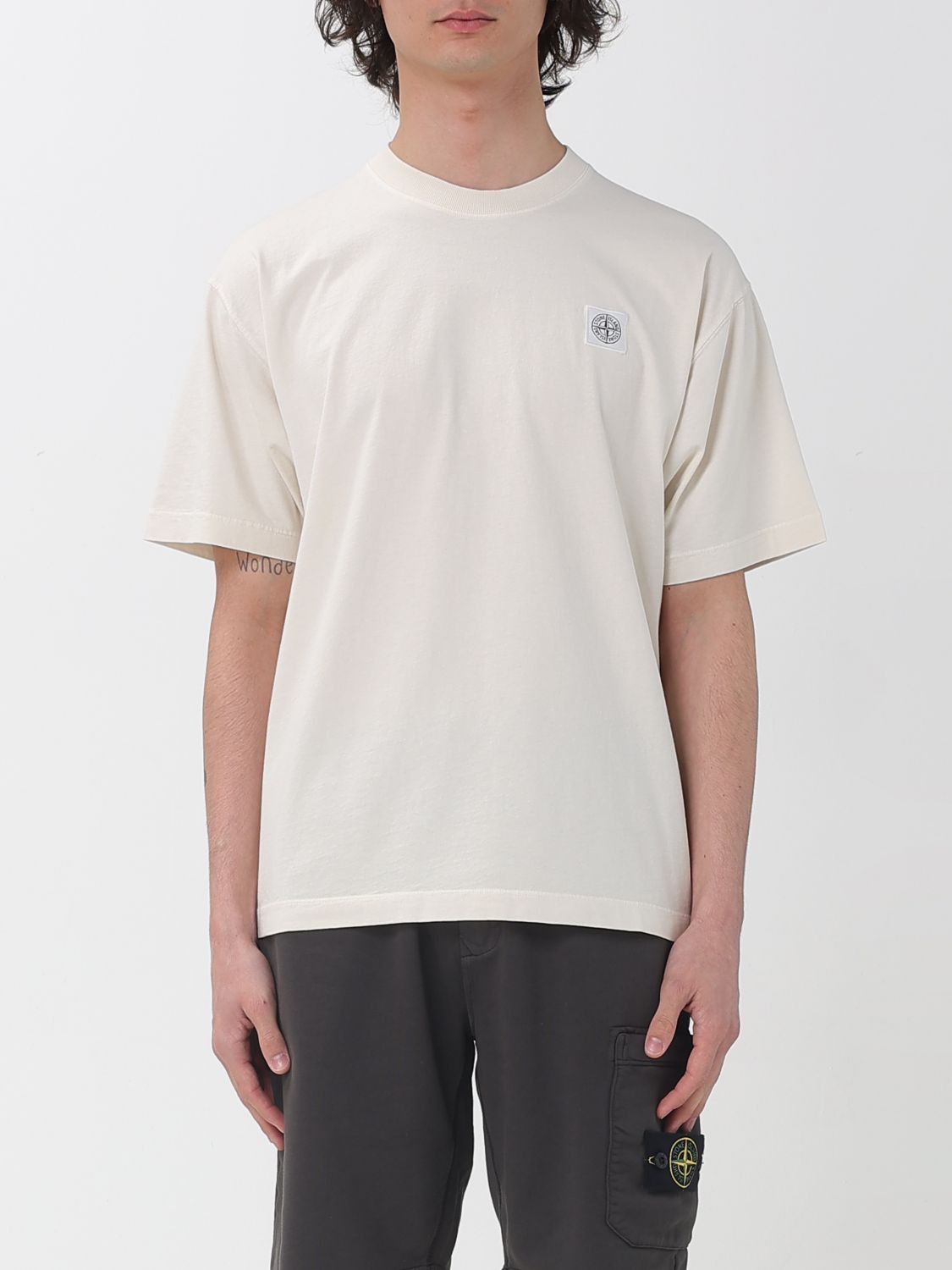 Stone Island Stone Island T-Shirt Men Ivory Size US M / EU 48-50 / 2 - 1 Thumbnail