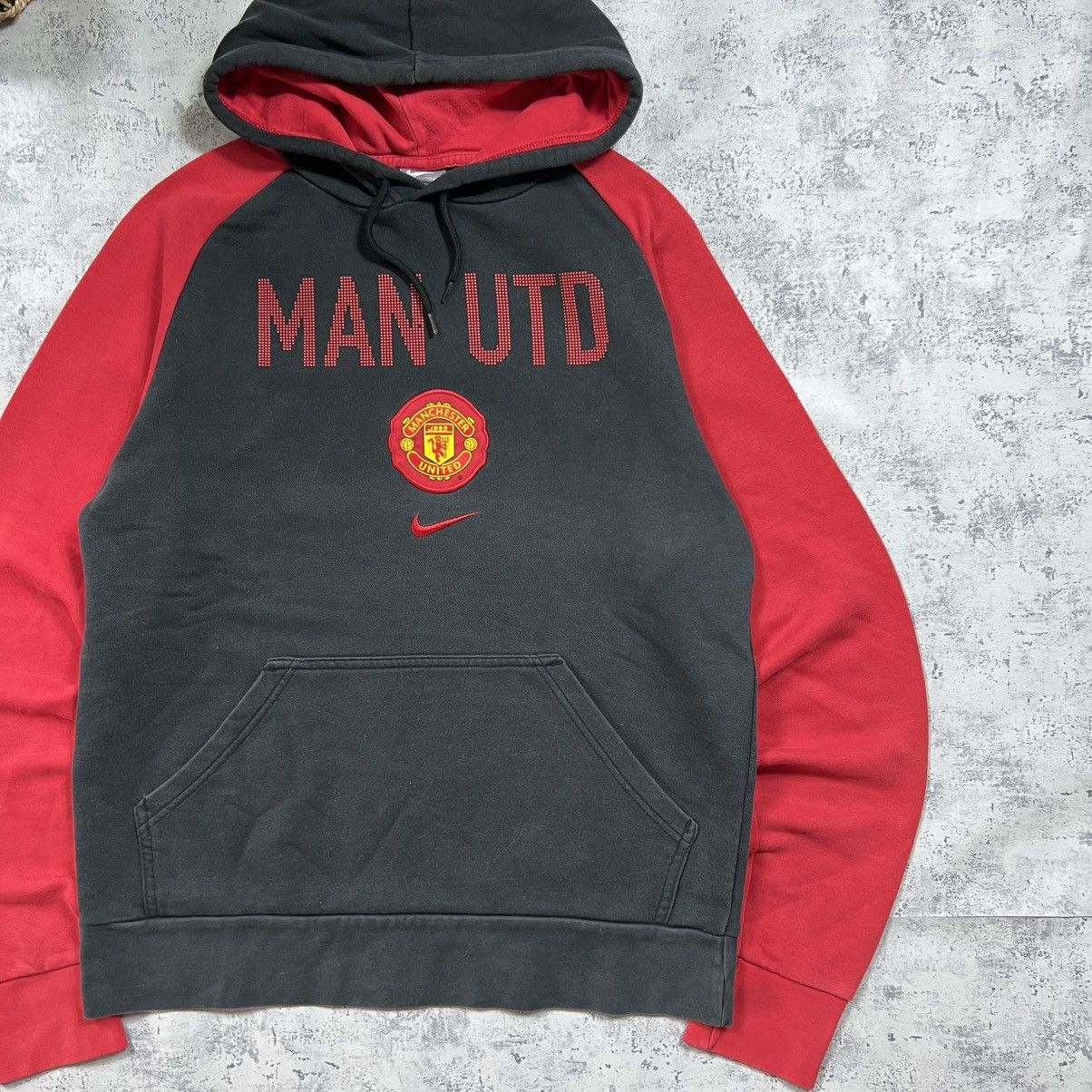 Nike 00s Nike Manchester United Vintage Y2K Soccer Hoodie Size US M / EU 48-50 / 2 - 3 Thumbnail