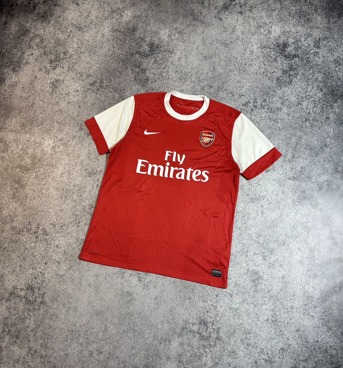 Nike × Vintage Vintage Nike Arsenal Soccer Jersey Streetwear Style Rare VTg Size US L / EU 52-54 / 3 - 1 Thumbnail