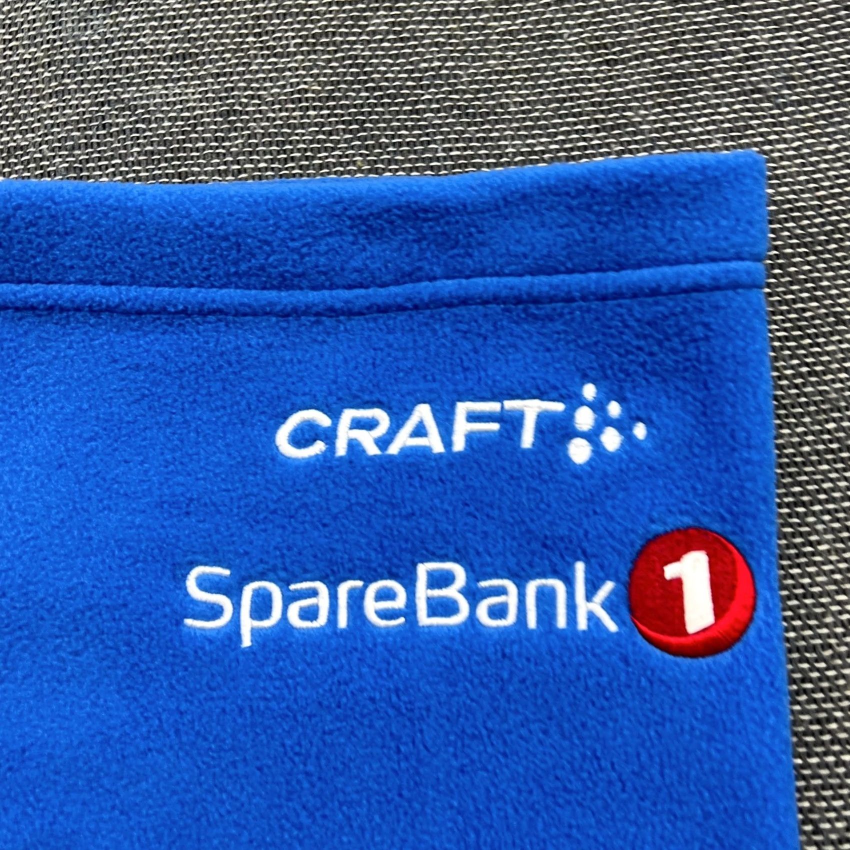 Vintage CRAFT Sparebank Neck Warmer Tube Scarf Outdoor Gaiter Ski Cross Country One Size Blue Solid Size ONE SIZE - 2 Thumbnail