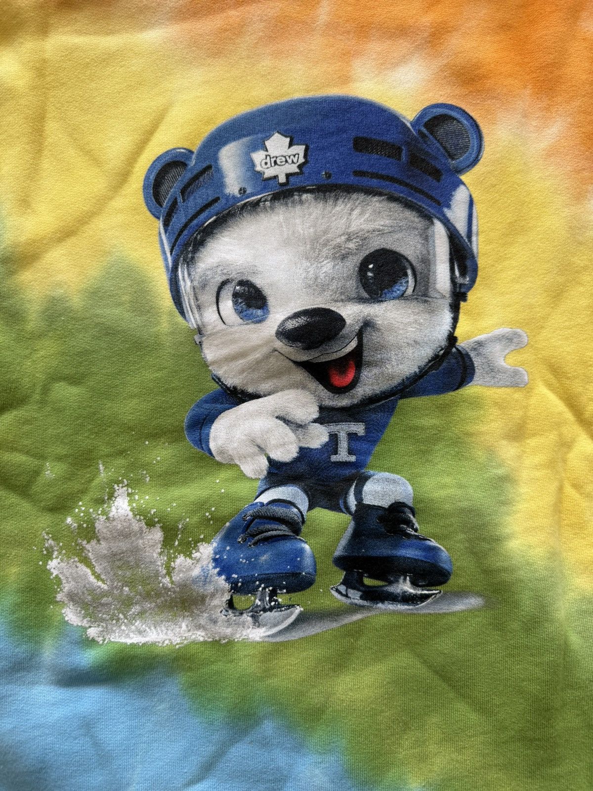 Drew House Drew House Rainbow Tie Dye Graphic Hoodie Size S Smiley Bear Size US S / EU 44-46 / 1 - 7 Thumbnail