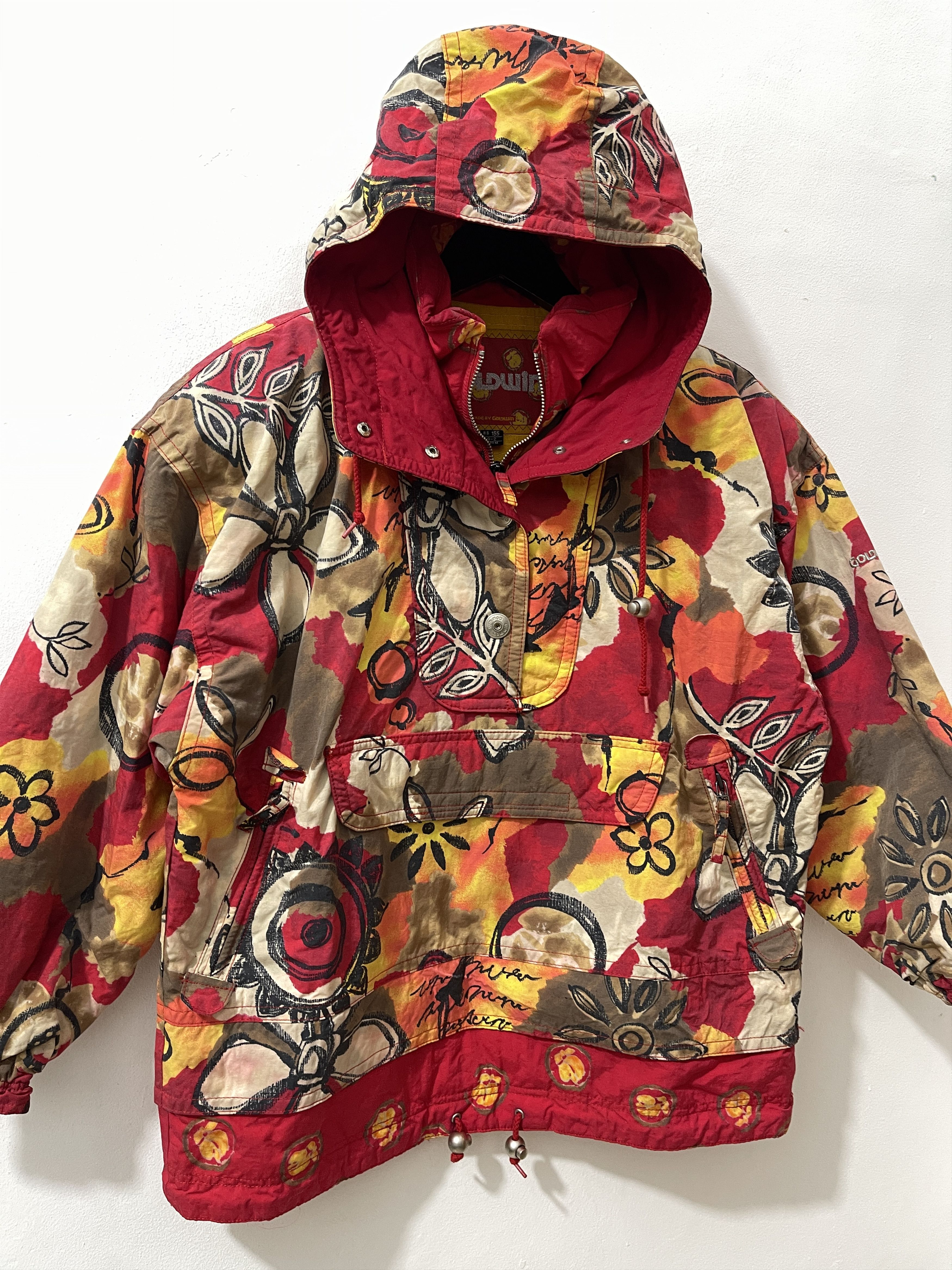 Ellesse × Goldwin Vintage Goldwin Japan Archive AOP Flower Art Y2k Ski Jacket Size US M / EU 48-50 / 2 - 3 Thumbnail