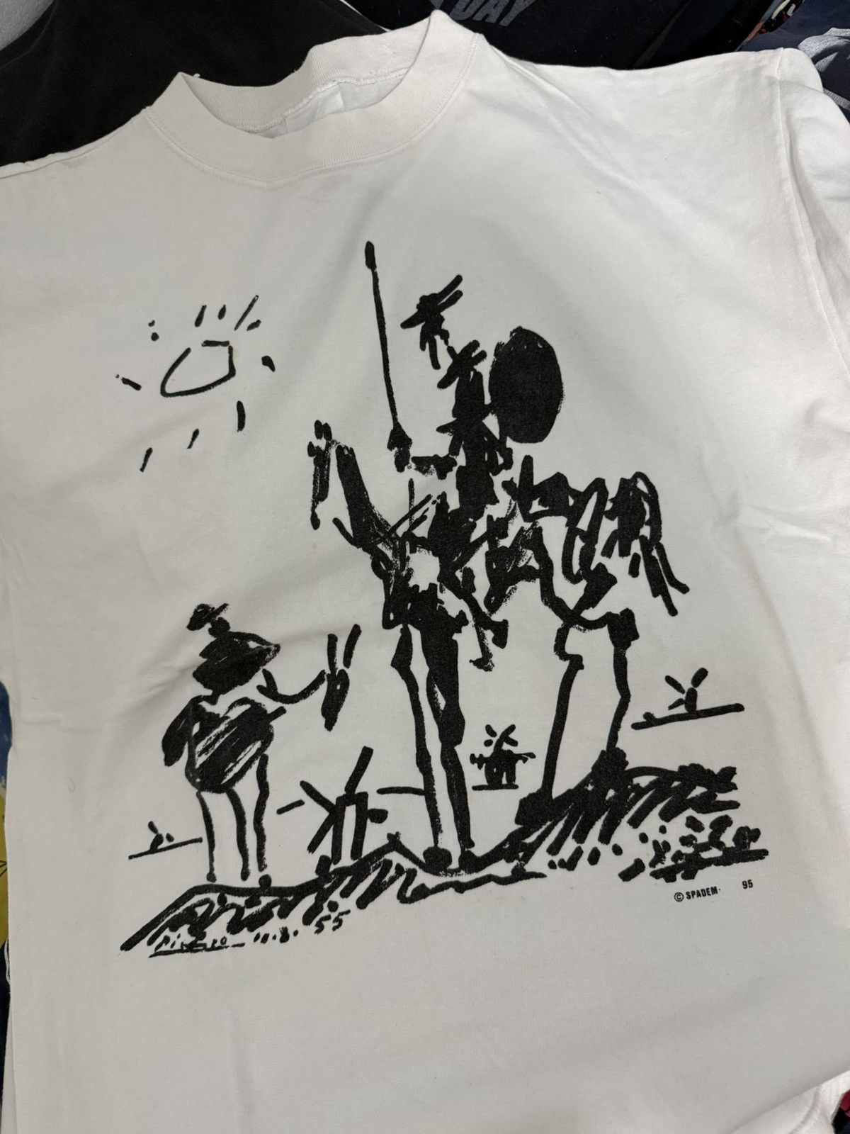 Vintage Vintage Picasso Artwork Tee Size US XL / EU 56 / 4 - 1 Thumbnail