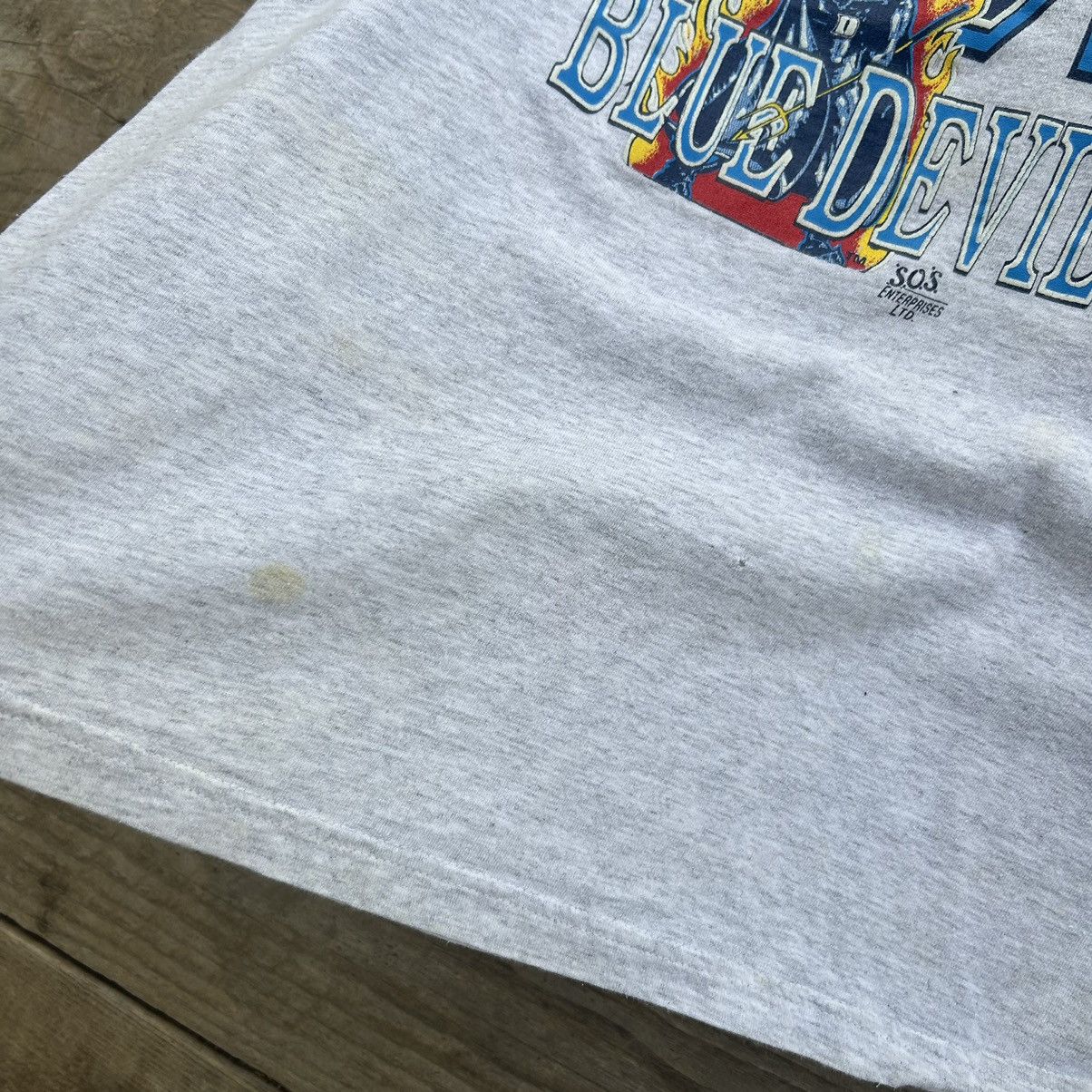 Vintage Vintage 90s Duke University Blue Devils College T Shirt Size US XL / EU 56 / 4 - 3 Thumbnail