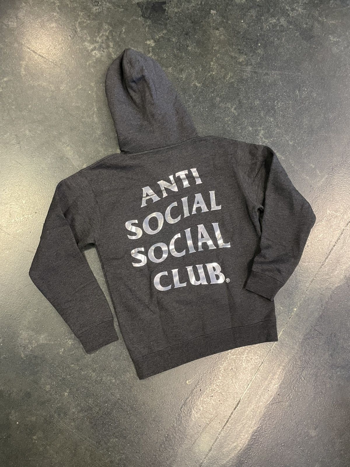Anti Social Social Club ASSC Charcoal Hoodie Size US XS / EU 42 / 0 - 1 Thumbnail