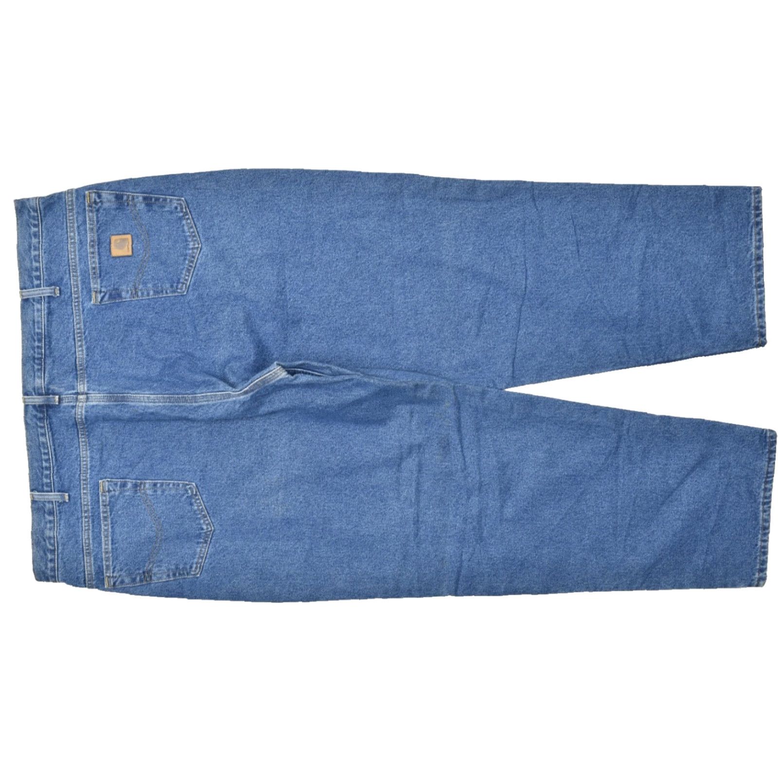 Carhartt VINTAGE Carhartt Jeans 5-Pocket 32 Inseam 48 Big & Tall Mens Relaxed Fit Flannel Lined Denim Blue Size US 32 / EU 48 - 2 Thumbnail