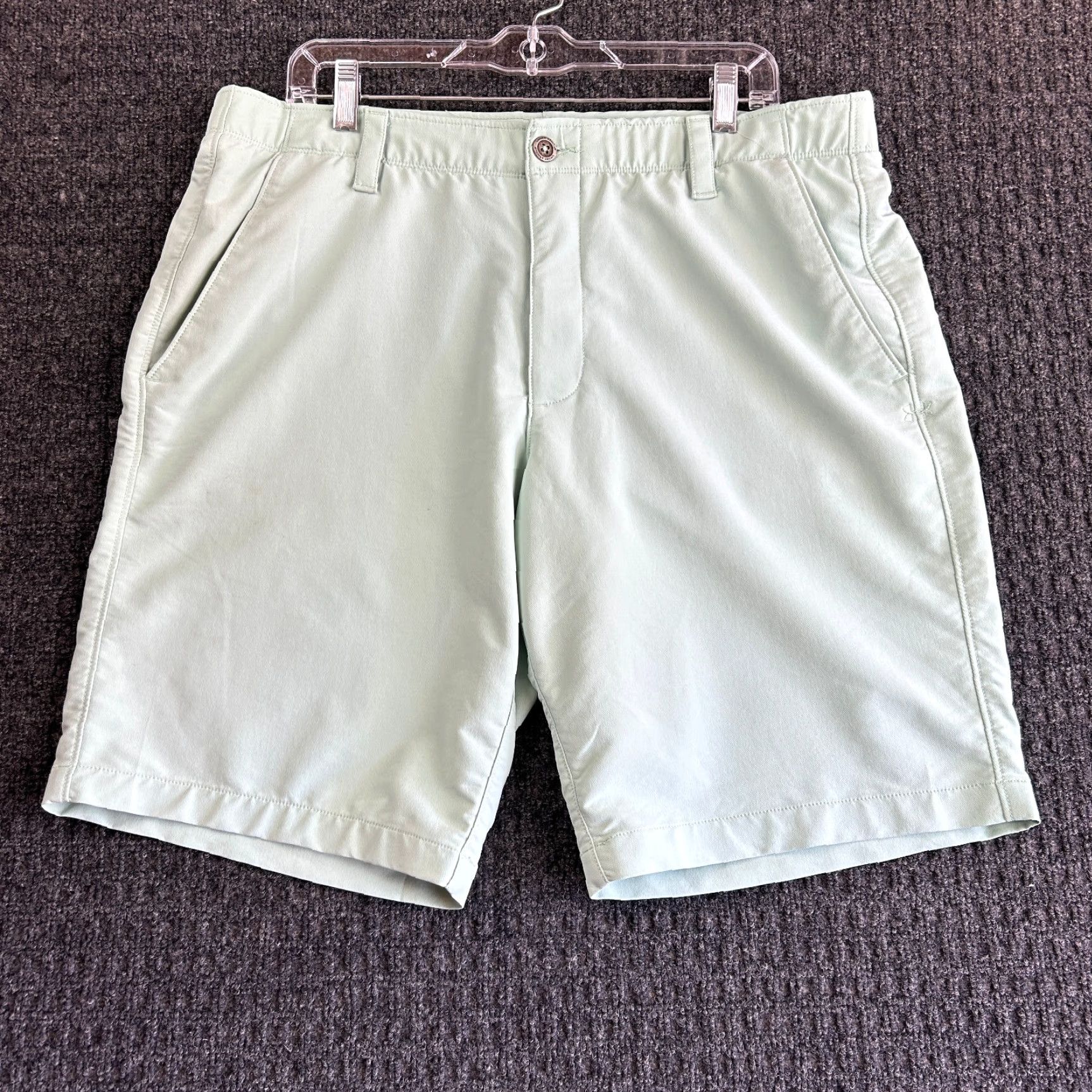 Under Armour Under Armour Mens HeatGear Shorts Loose Golf Mint Tiffany Blue 38 Athleisure Size US 38 / EU 54 - 2 Thumbnail