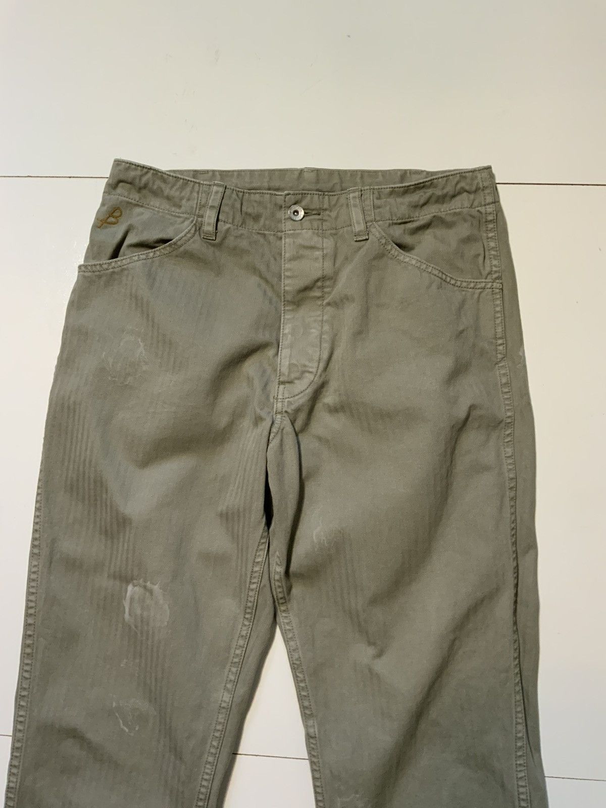 Other Birdwell Beach Britches HBT Herringbone Button Fly Pants Size US 31 - 5 Thumbnail