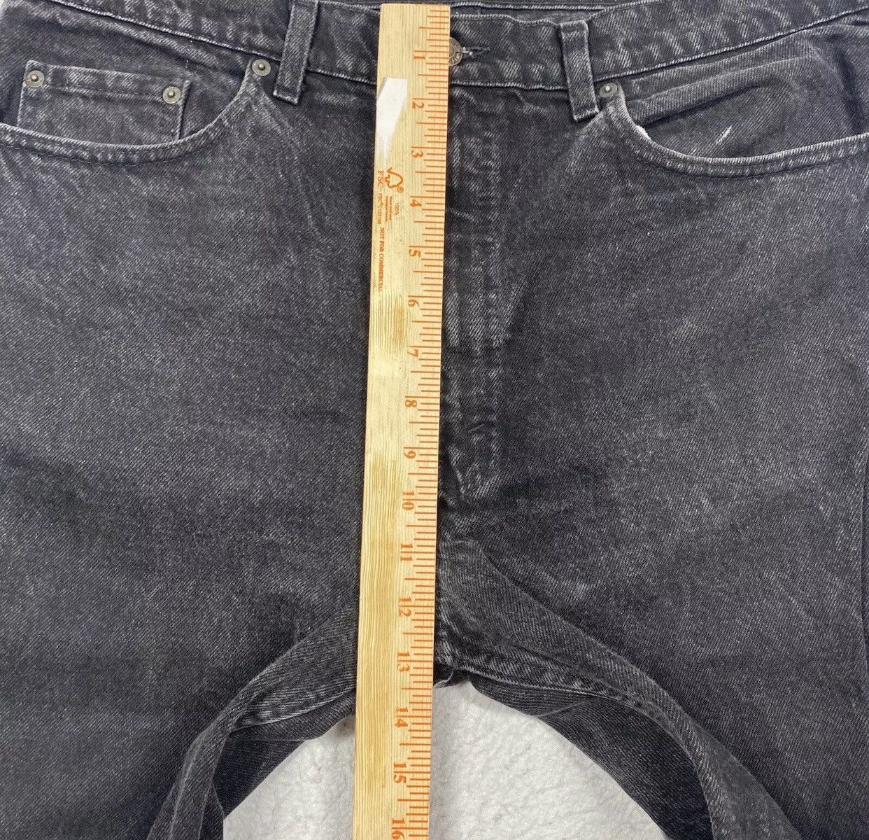 Levi's Vintage Levi 505 Black Denim Jeans USA 38X32 Actual 36X32 Size US 36 / EU 52 - 13 Thumbnail