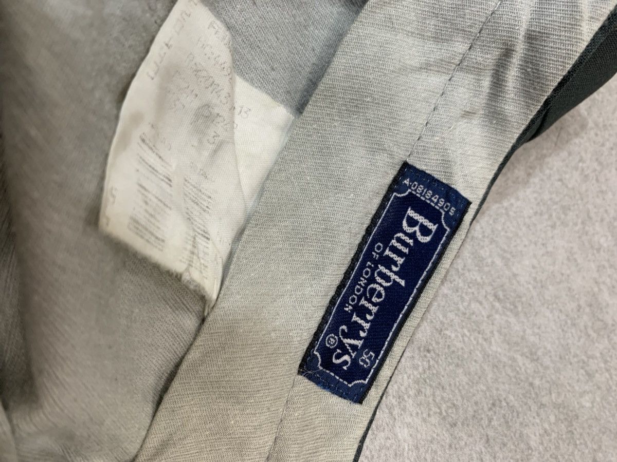 Designer × Vintage Vintage 90s Burberry Dark Green Pleated Chino Trousers Size US 30 / EU 46 - 5 Thumbnail