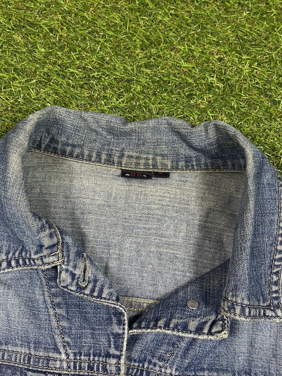 Japanese Brand × Vintage Vintage 90s Jeans jacket japanese streetwear style size M Size M / US 6-8 / IT 42-44 - 5 Thumbnail