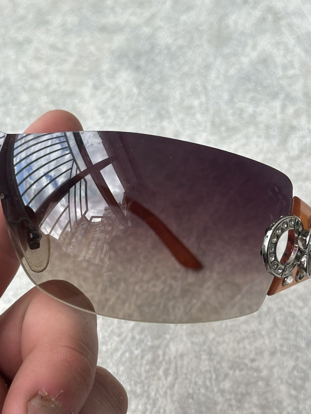 Bvlgari Bvlgari 652-B Crystal Flower Swarowski Rare Sunglasses Size ONE SIZE - 15 Thumbnail