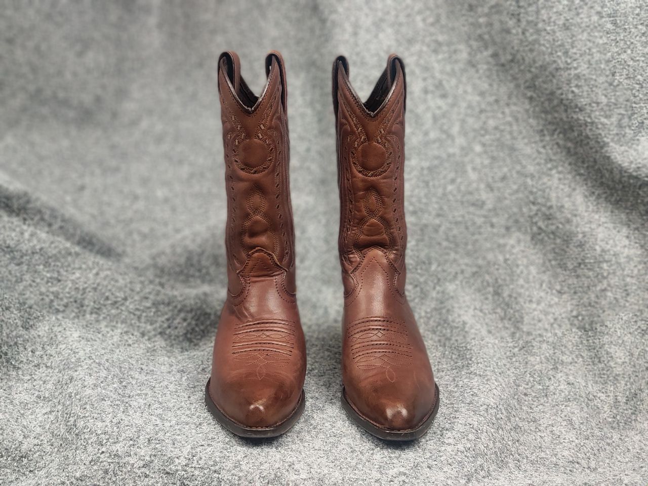 Sancho Boots Vintage 90's Joe Sanchez embroidered Western Cowboy Boots Size US 7 / IT 37 - 4 Thumbnail
