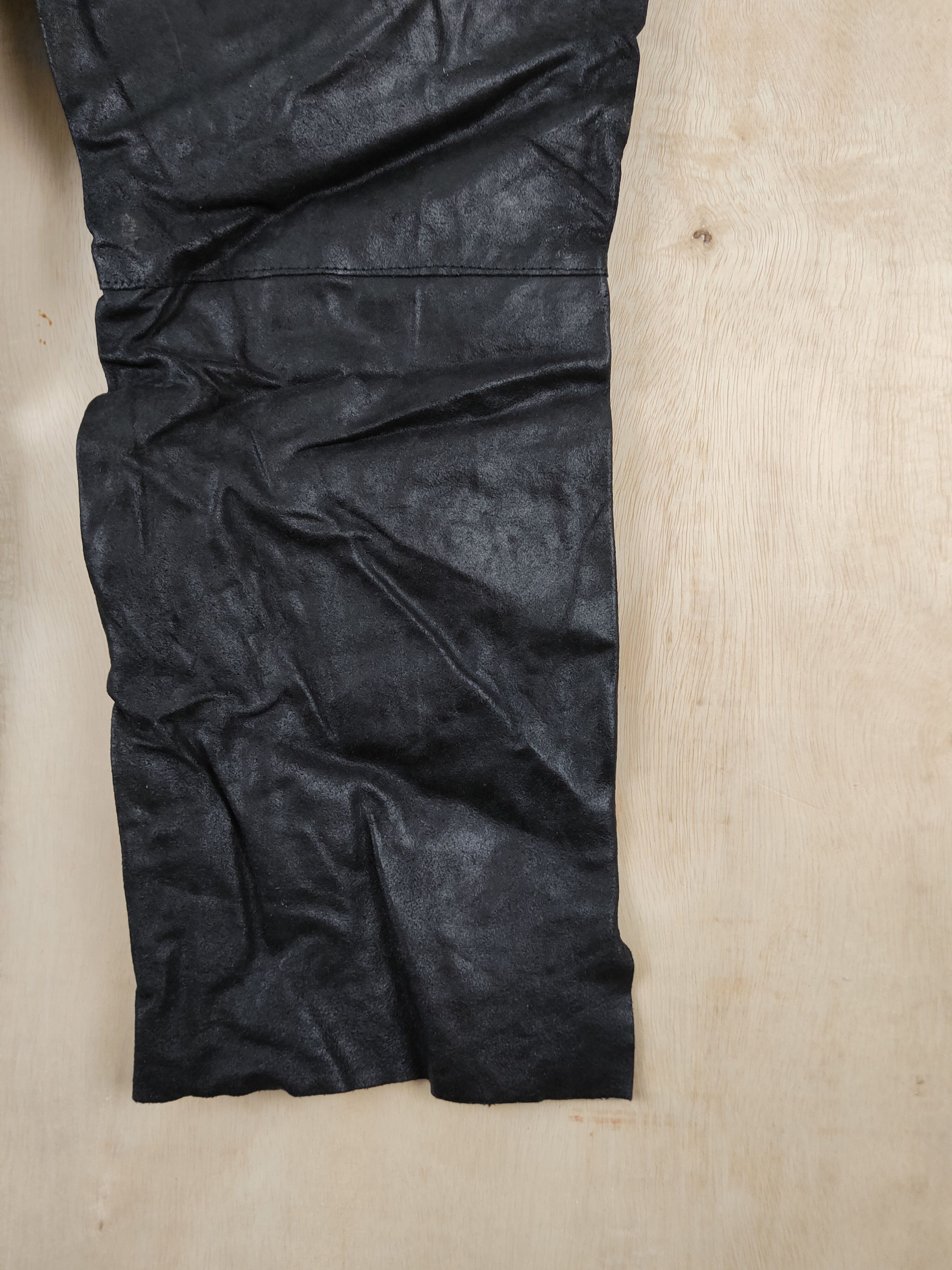 Vintage DL Vintage France Black Leather Pants #S2521 Size US 30 / EU 46 - 11 Thumbnail
