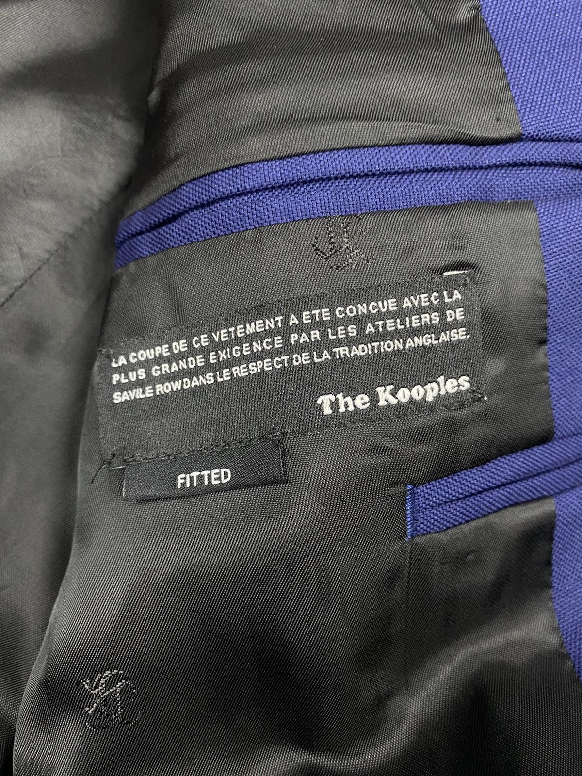 Designer Vintage The Kooples Wool Viscose French Designed Blazer og Size 46R - 11 Thumbnail