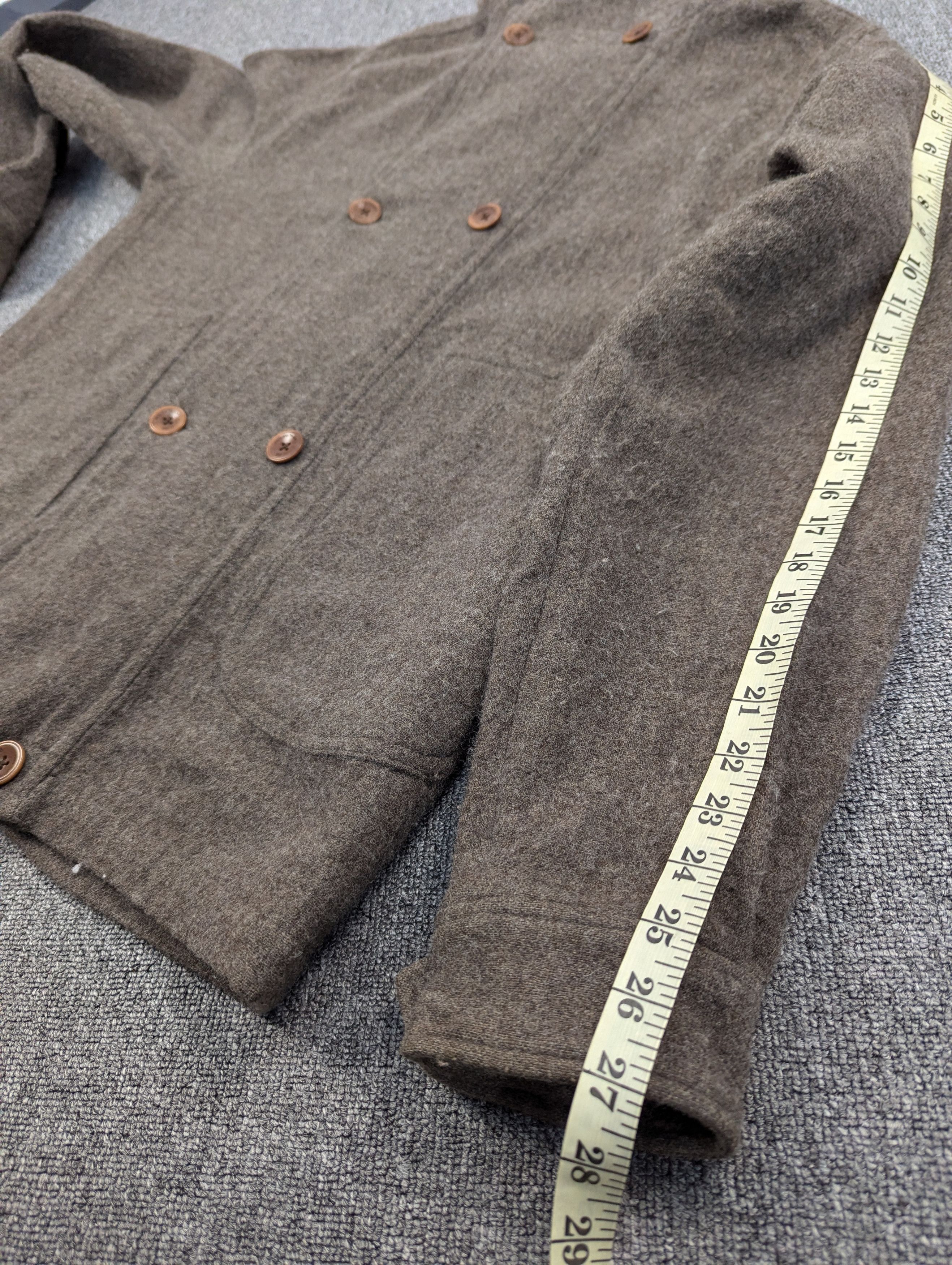 Designer × Paul Smith Paul Smith Cotton Wool Mix Tweed Double Hood Coat Jacket Size US L / EU 52-54 / 3 - 20 Thumbnail