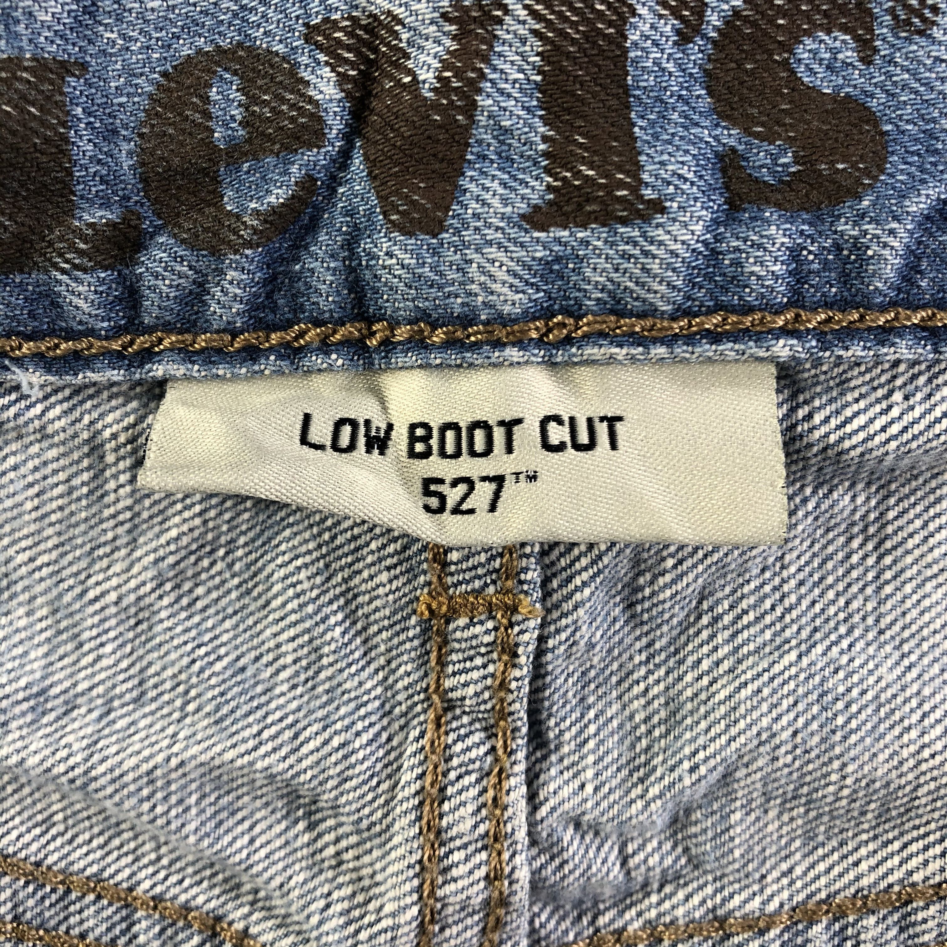 Levi's Vintage Blue Wash Levis 527 Flare Jeans-J4479 Size US 34 / EU 50 - 10 Thumbnail