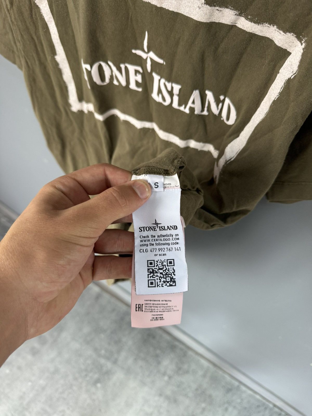 Stone Island Crazy Stone Island T-Shirt Size S Casual Military Vintage Size US S / EU 44-46 / 1 - 4 Thumbnail