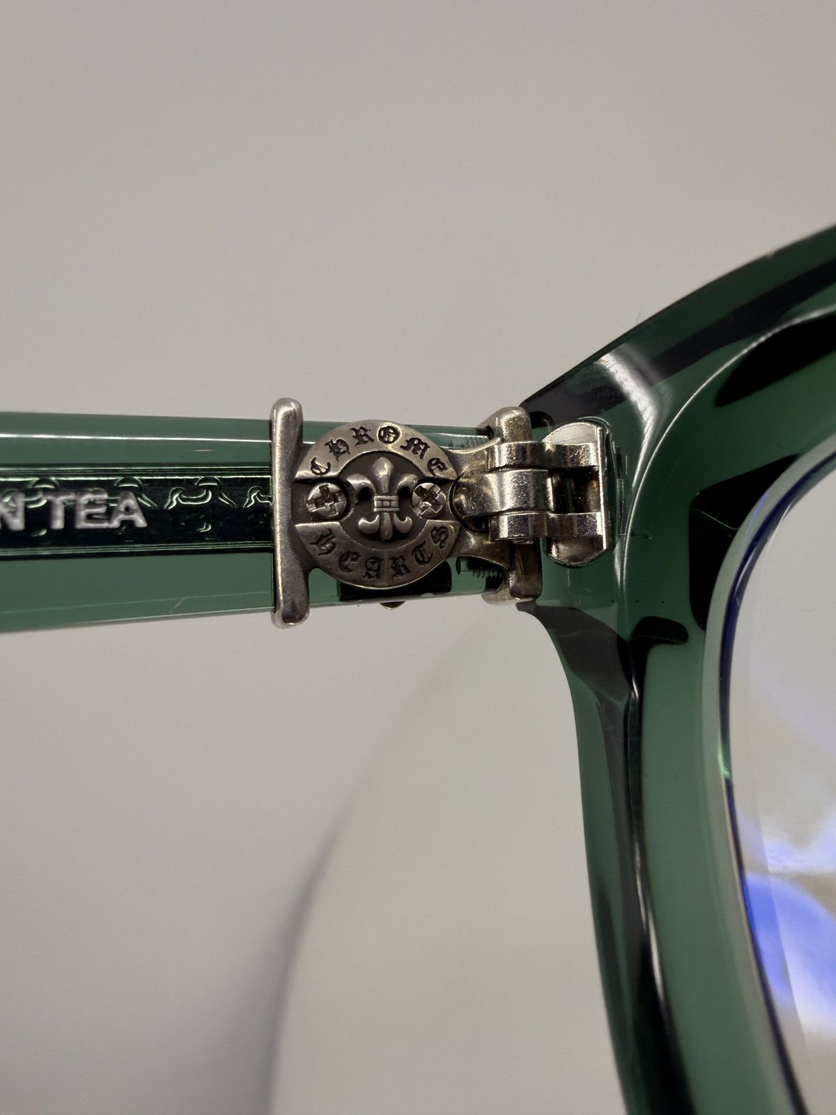 Chrome Hearts Chrome Hearts See You In Tea Marine Green/Silver Glasses Size ONE SIZE - 6 Thumbnail