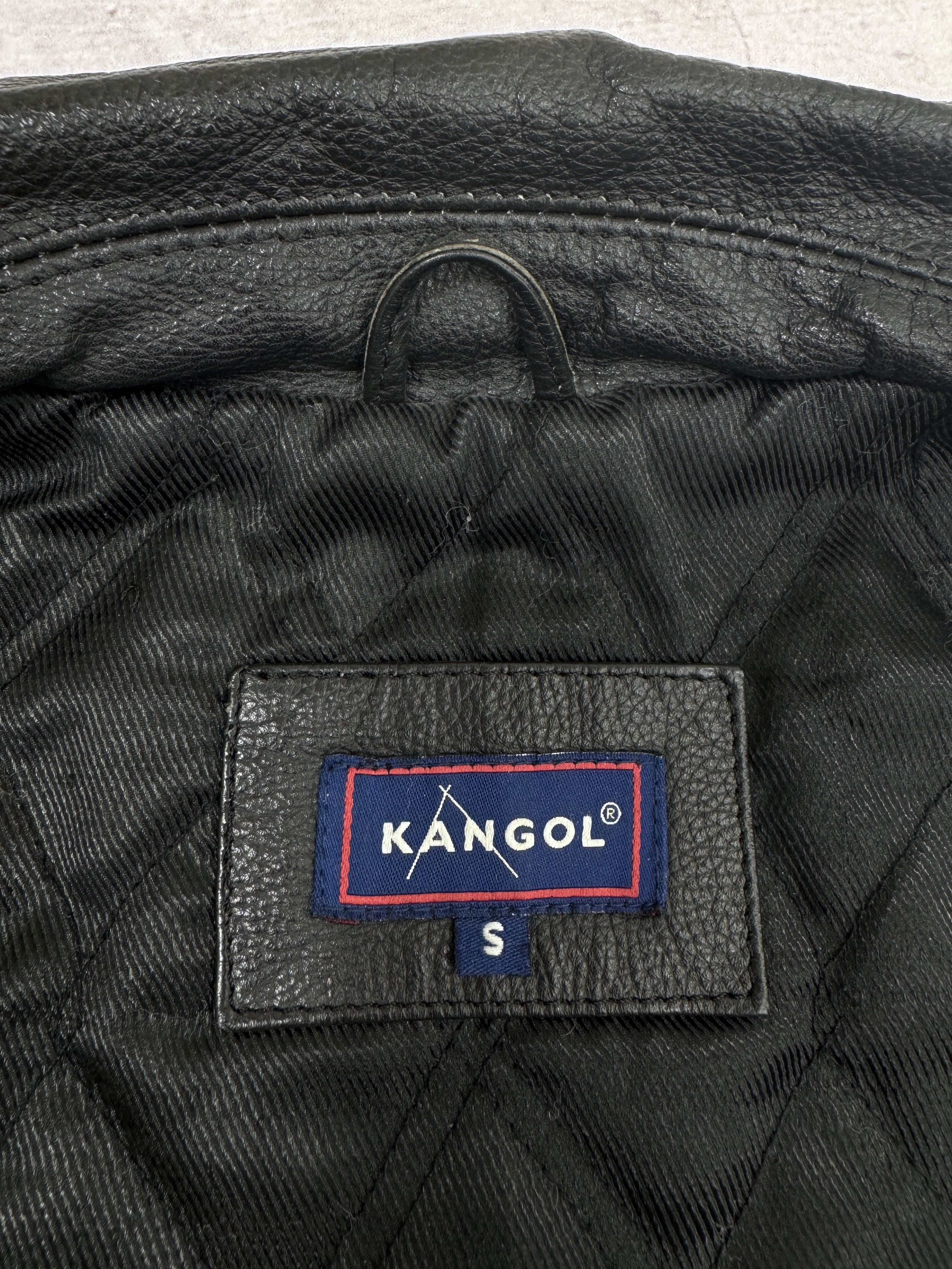 Kangol × Vintage Vintage Kangol Leather Jacket Full Zip Size US M / EU 48-50 / 2 - 10 Thumbnail