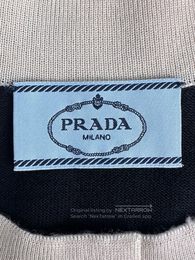 Prada Prada Solid colour round neck single-breasted wool sweater Size XS / US 0-2 / IT 36-38 - 8 Thumbnail