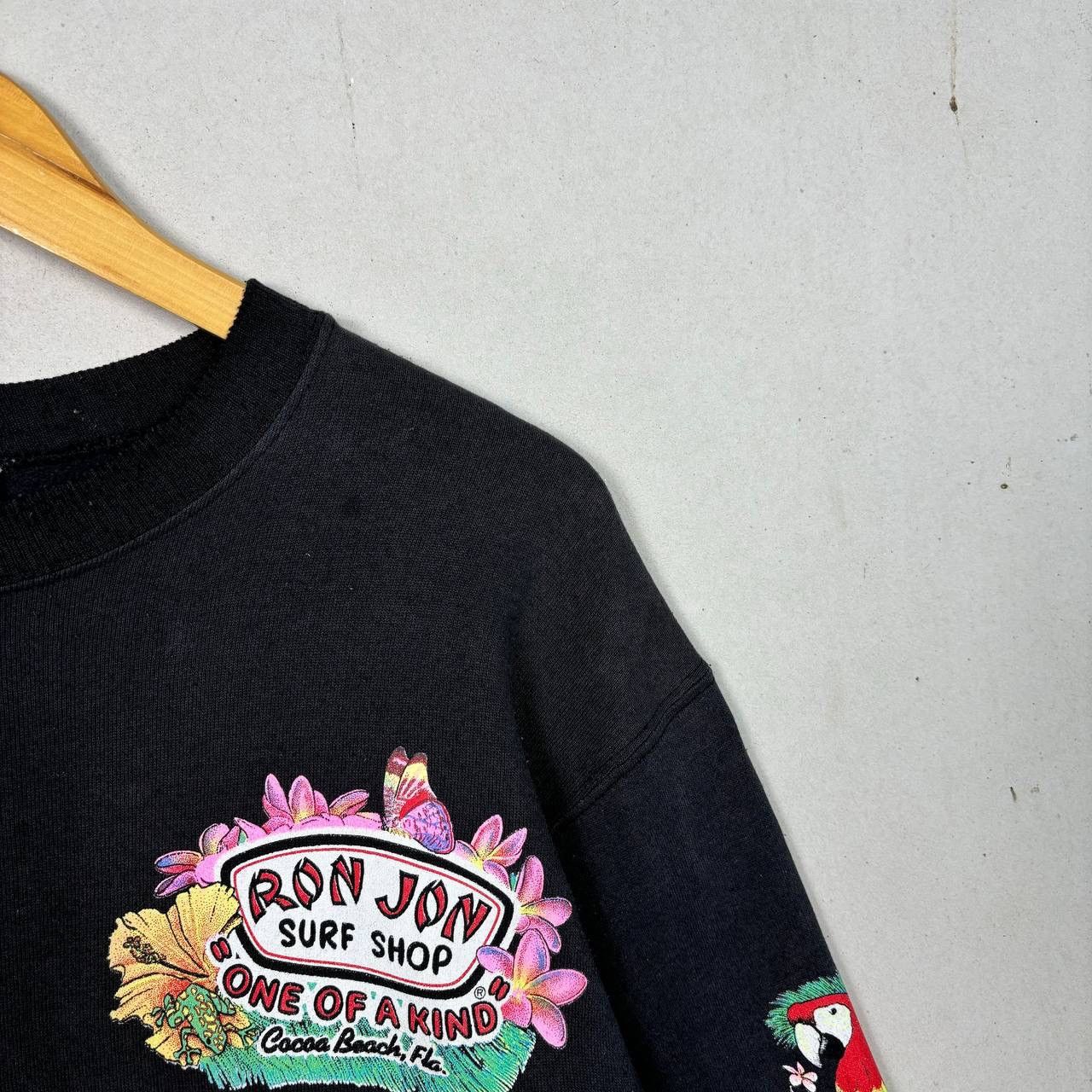 Ron Jon Surf Shop Sun Faded 1992 Ron Jon Surf Shop Sweatshirt Tropical Black Size US M / EU 48-50 / 2 - 5 Thumbnail