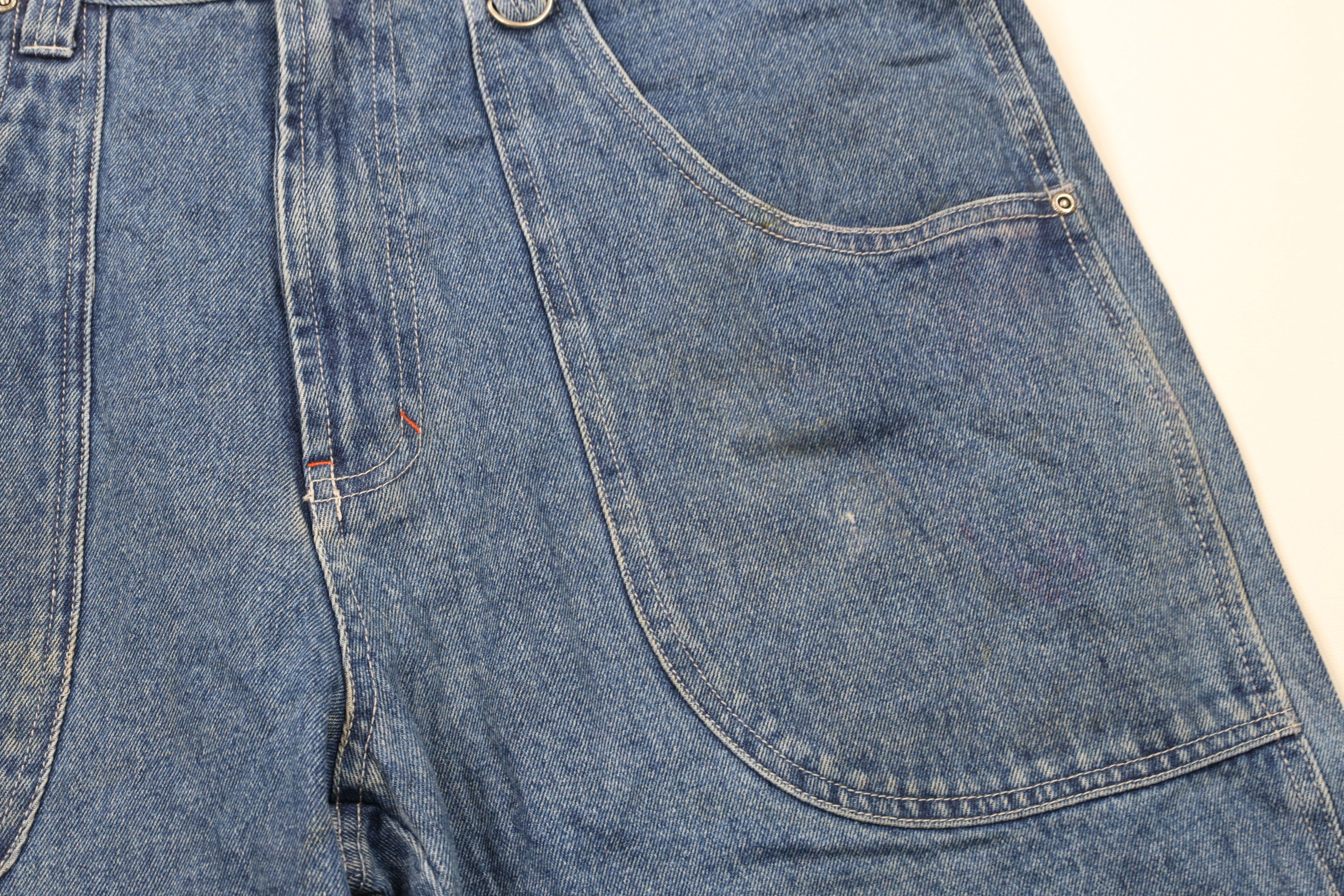 Vintage Vintage 90s Streetwear Big Pocket Denim Jean Shorts Jorts Size US 36 / EU 52 - 5 Thumbnail