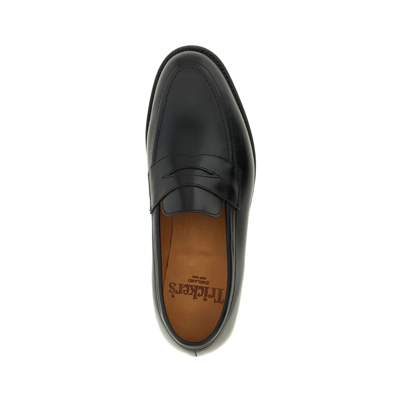Tricker's Tricker's Havard Black Leather Loafers New & Authentic (Men' Size US 8 / EU 41 - 4 Thumbnail