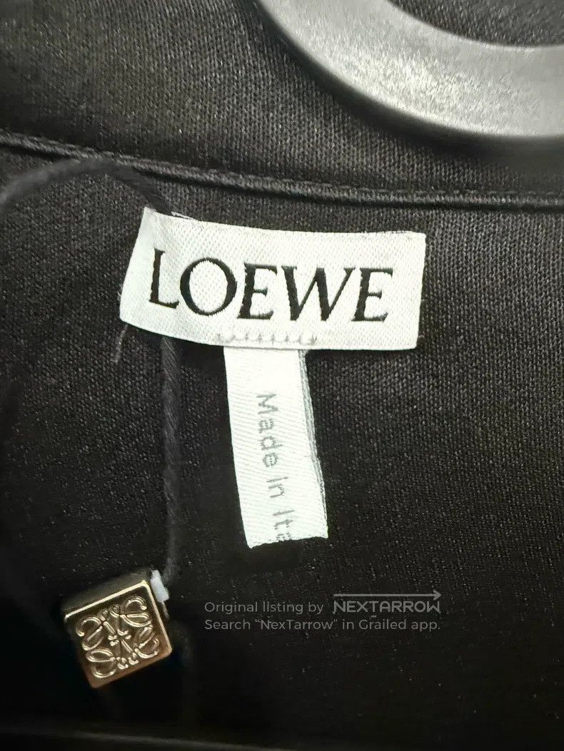 Loewe LOEWE Black Mulberry Silk Shirt Size S / US 4 / IT 40 - 2 Thumbnail