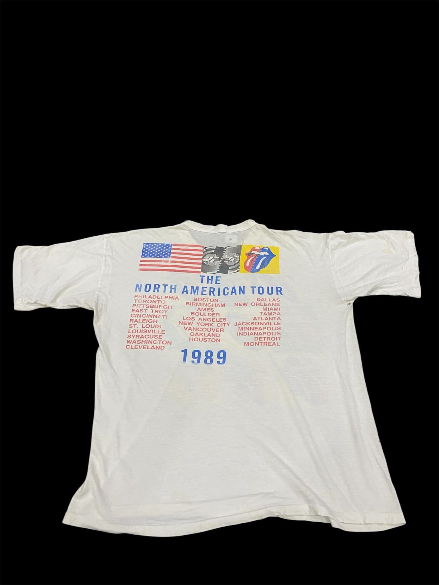 Band Tees vintage rolling stones 89 Size US XL / EU 56 / 4 - 2 Thumbnail