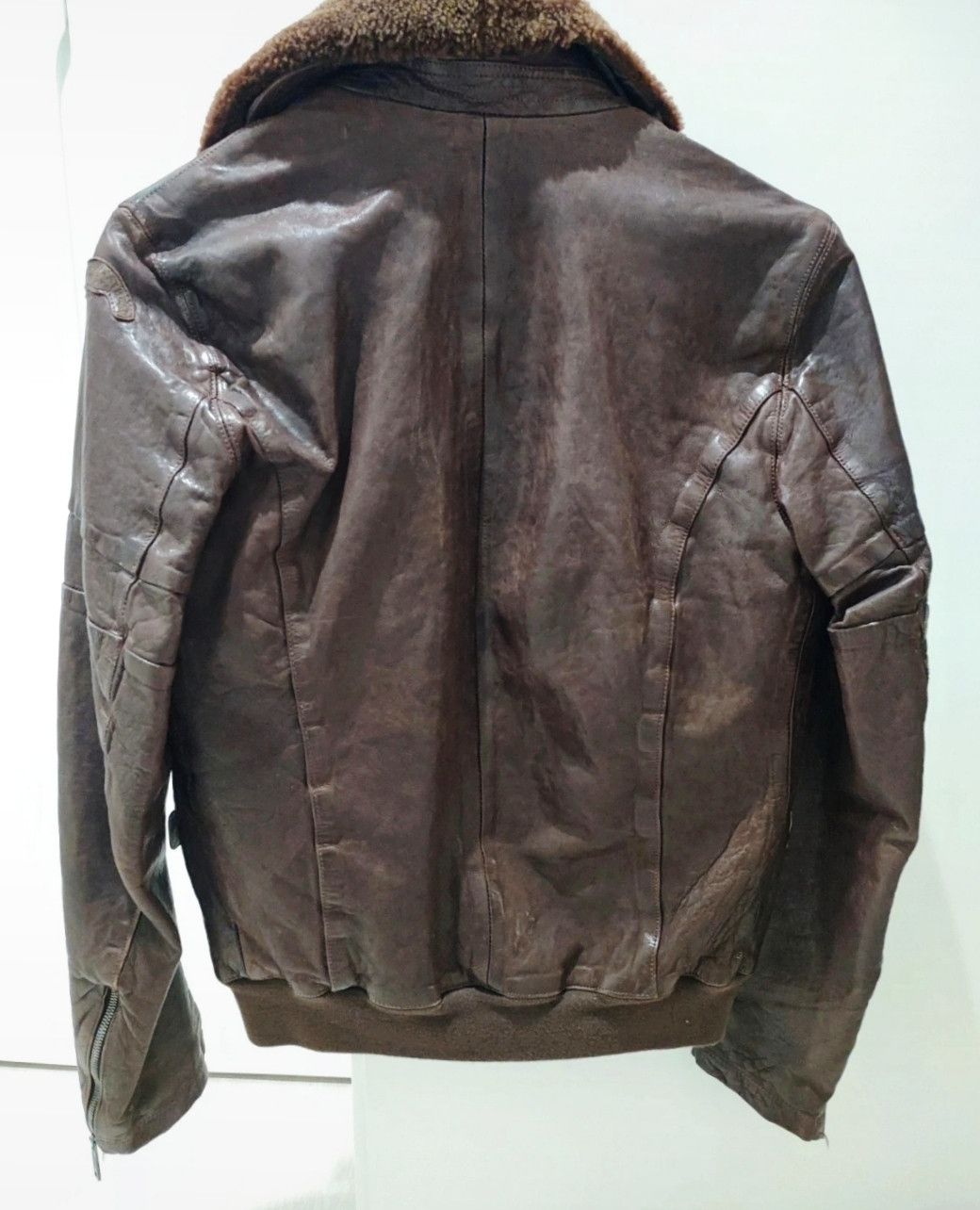 Chevignon chevignon Legend label Leather aviator bomber Size US S / EU 44-46 / 1 - 8 Thumbnail