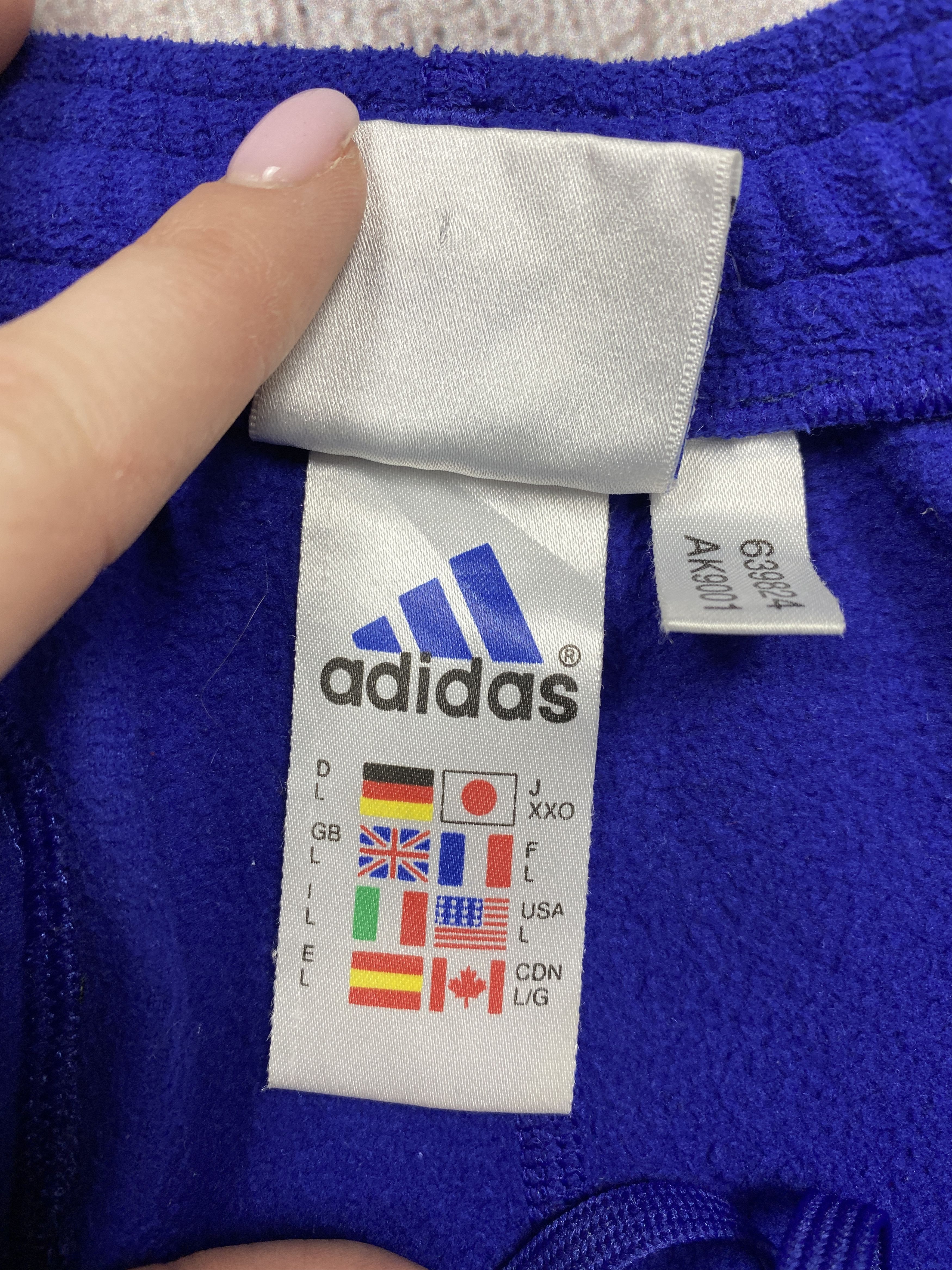 Adidas × Vintage Adidas Equipment Vintage Fleece Track Pants Size US 34 / EU 50 - 6 Thumbnail