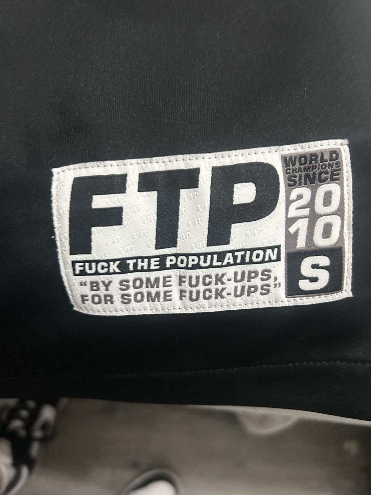 Fuck The Population FTP script jersey black Size US S / EU 44-46 / 1 - 4 Thumbnail