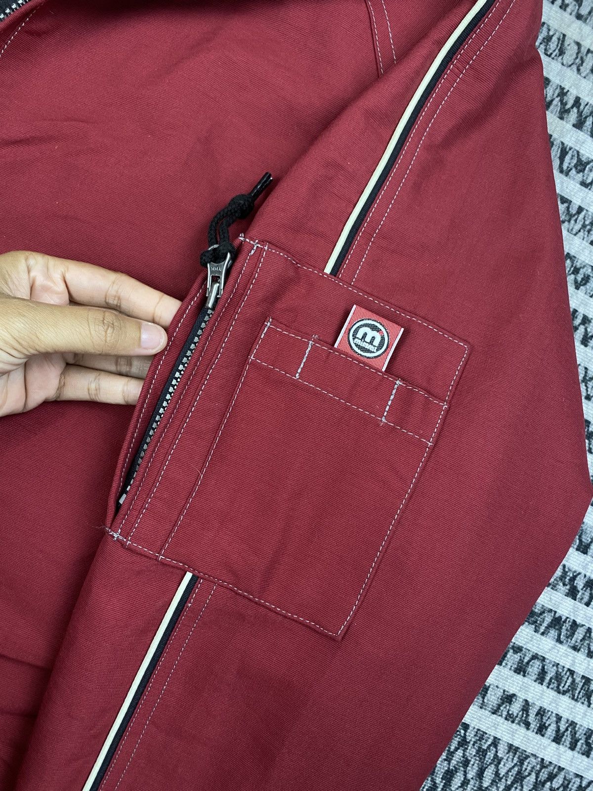 Japanese Brand Mistral Board Durable Fabric Double Pocket Zip-Up Jacket Size US L / EU 52-54 / 3 - 9 Thumbnail