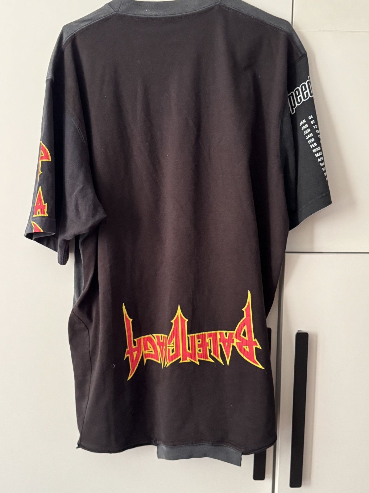 Balenciaga BLAENCIAGA upside-down t shirt—black— BNWT Size US M / EU 48-50 / 2 - 2 Thumbnail