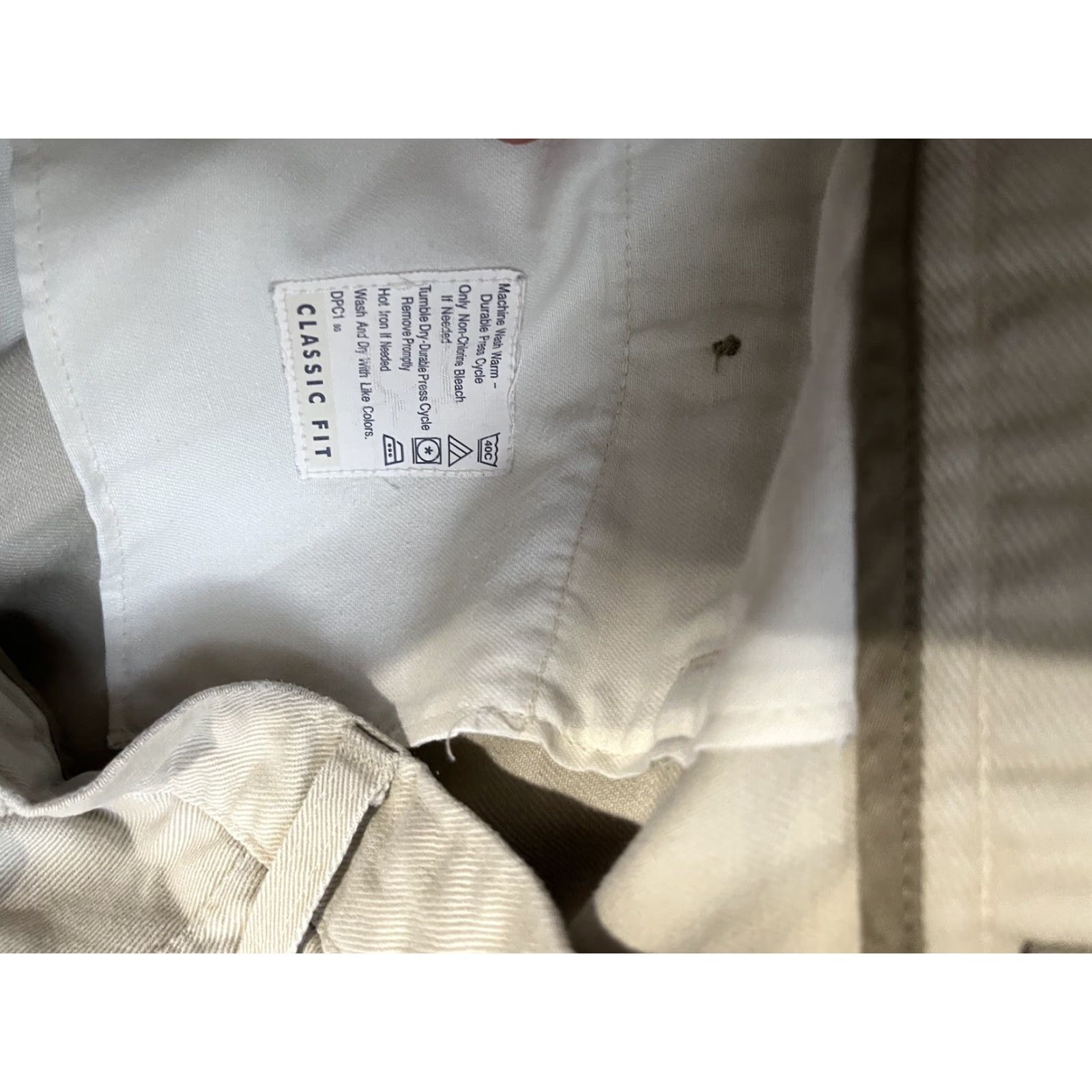 Dockers VINTAGE Dockers Pants 36x29 Beige Cotton Pleated Straight Classic Khakis USA Mens Size US 36 / EU 52 - 8 Thumbnail