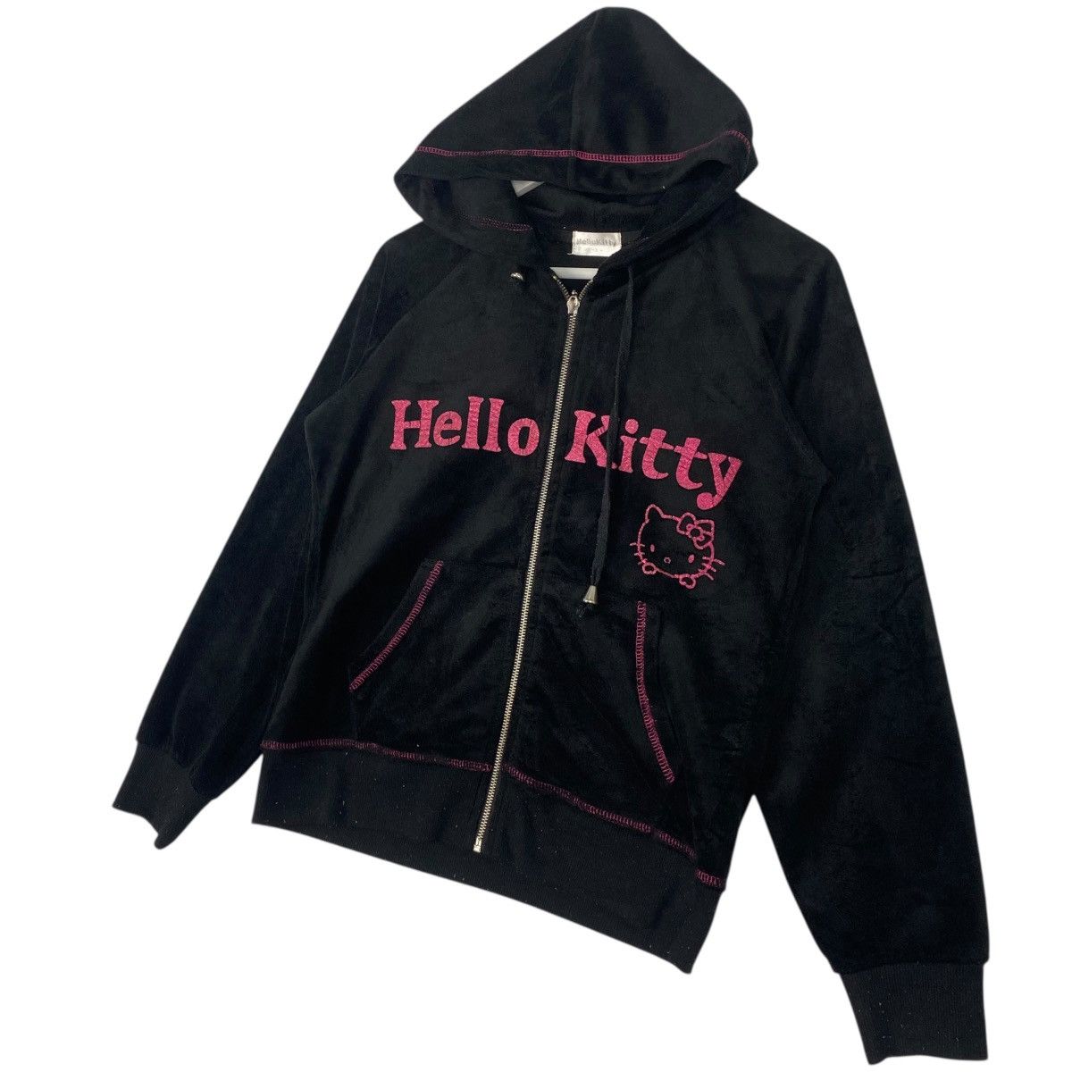 Other Vintage Hello Kitty Hoodie Printed Sweater Black Size L Size L / US 10 / IT 46 - 2 Thumbnail