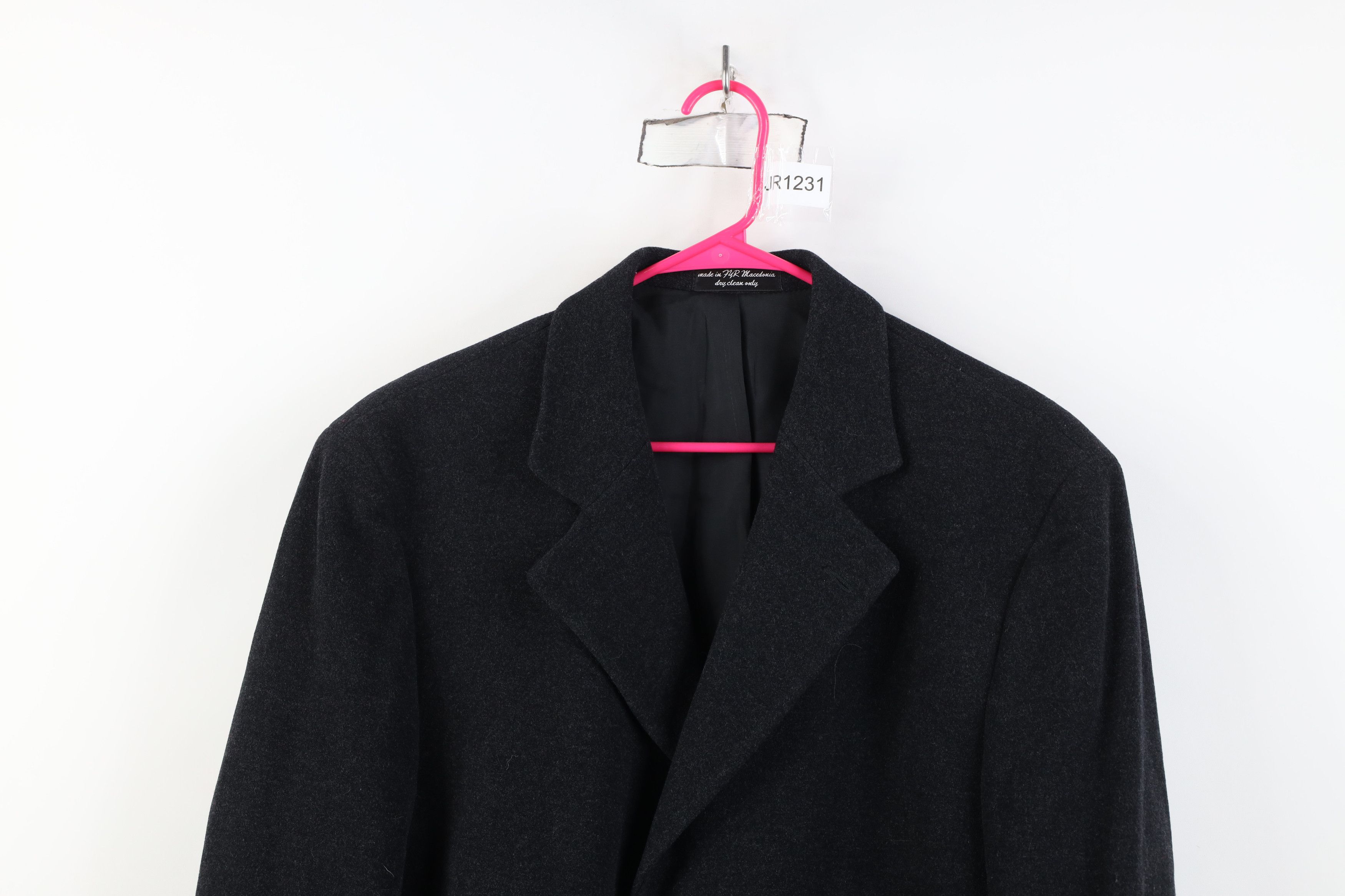 Polo Ralph Lauren Vintage 90s Chaps Ralph Lauren Overcoat Jacket Charcoal Gray Size US XXL / EU 58 / 5 - 2 Thumbnail