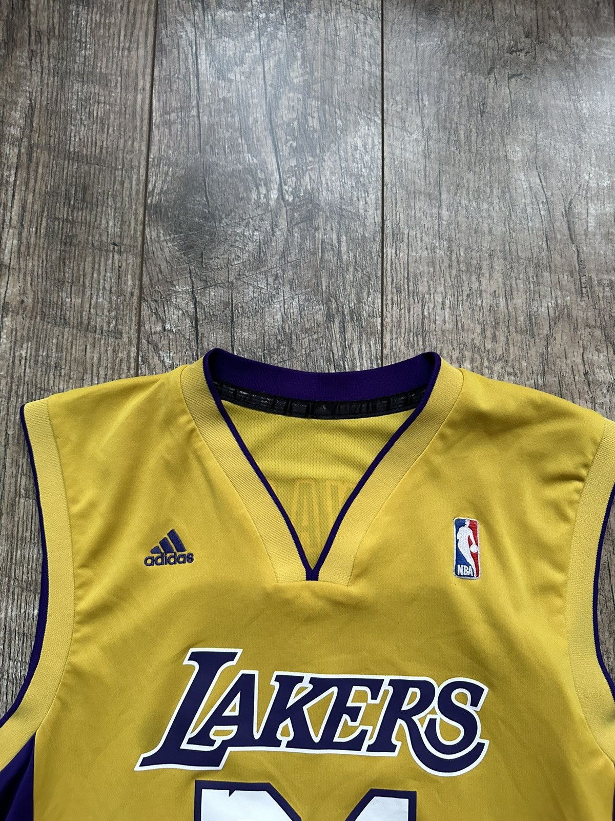 Adidas Adidas Lakers Kobe Bryant #24 NBA Basketball Jersey Size US M / EU 48-50 / 2 - 2 Thumbnail
