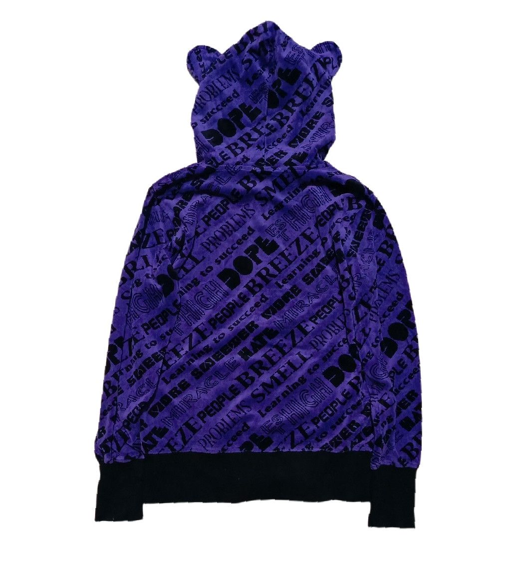Mari's Rock Ne Net Faux Fur Bear Ear.Zip Hoodie Style Size L / US 10 / IT 46 - 2 Thumbnail