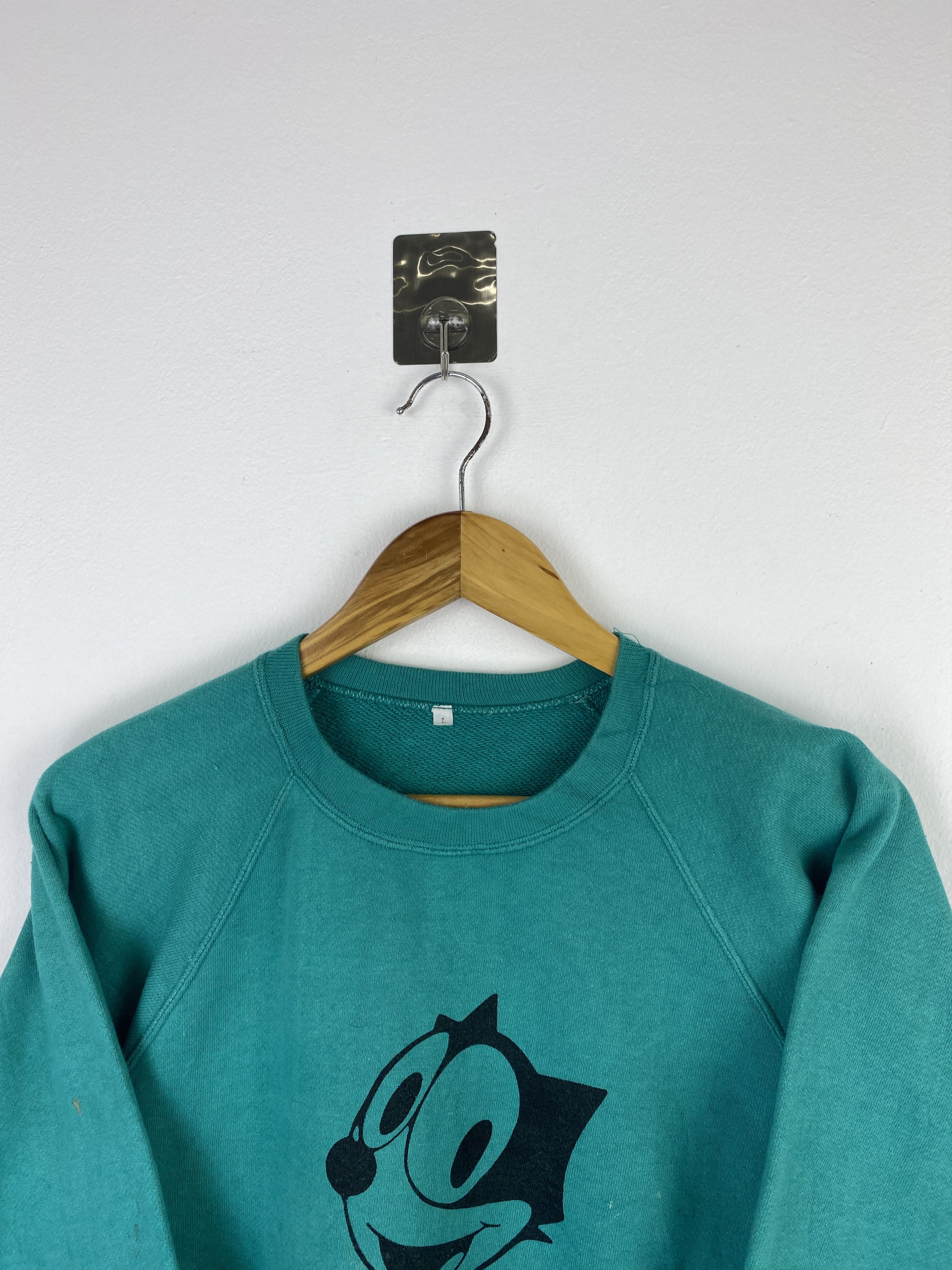 Felix Vintage 80s Felix The Cat Crewneck Sweatshirt SH0405 Size US L / EU 52-54 / 3 - 2 Thumbnail