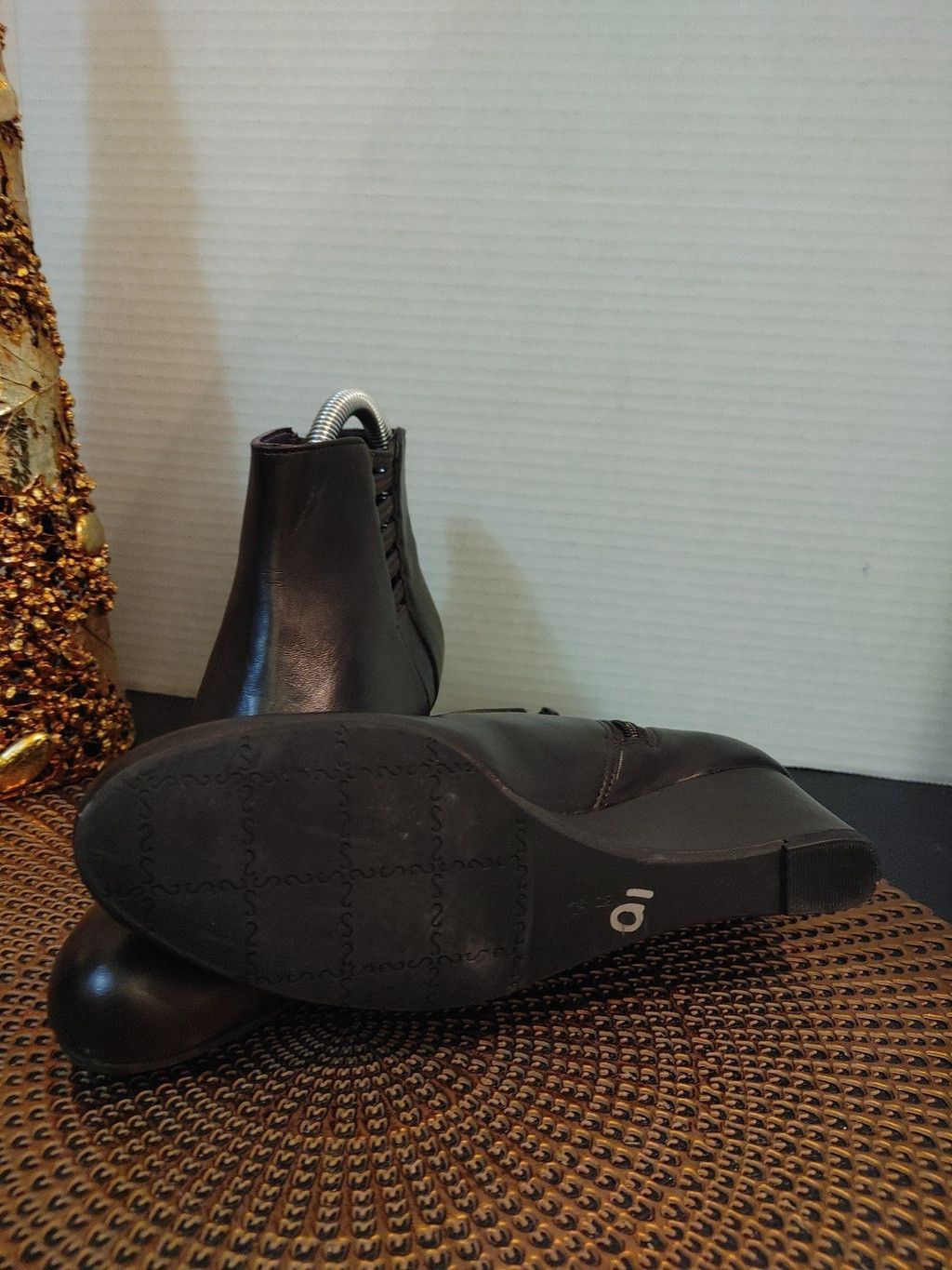 VANELI Vaneli Laban Leather Wedge Boots Size 5.5M Size US 5 / IT 35 - 7 Thumbnail