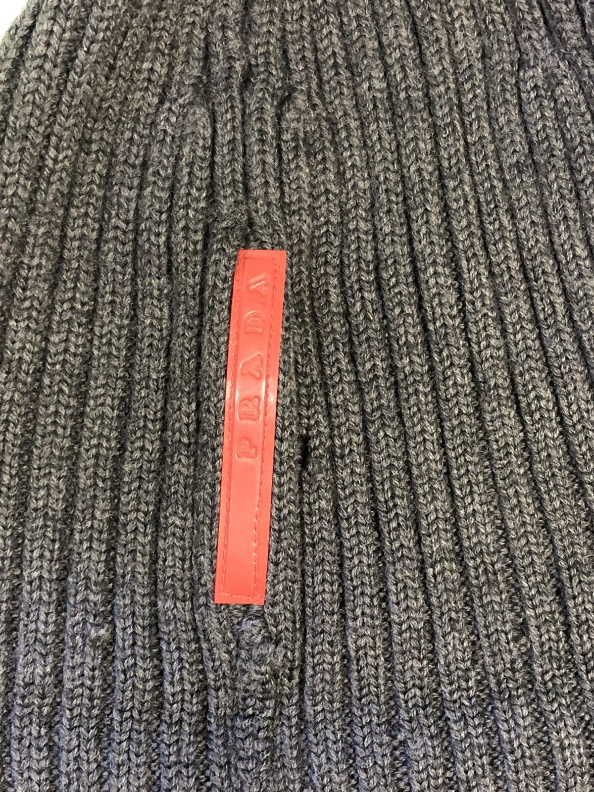 Prada Prada Wool Red Tab Beanie Size ONE SIZE - 4 Thumbnail