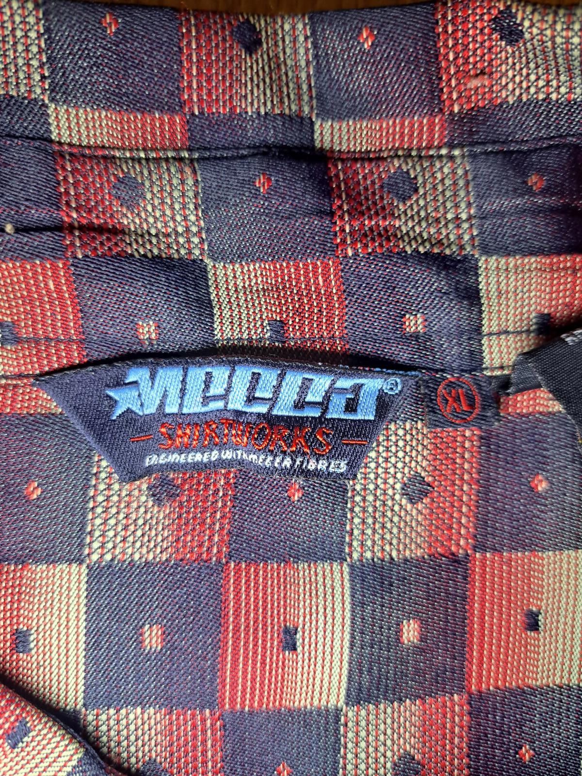 Mecca Y2K Baggy Mecca Button Up Shirt Mens XL Multicolor Geometric Size US XL / EU 56 / 4 - 2 Thumbnail